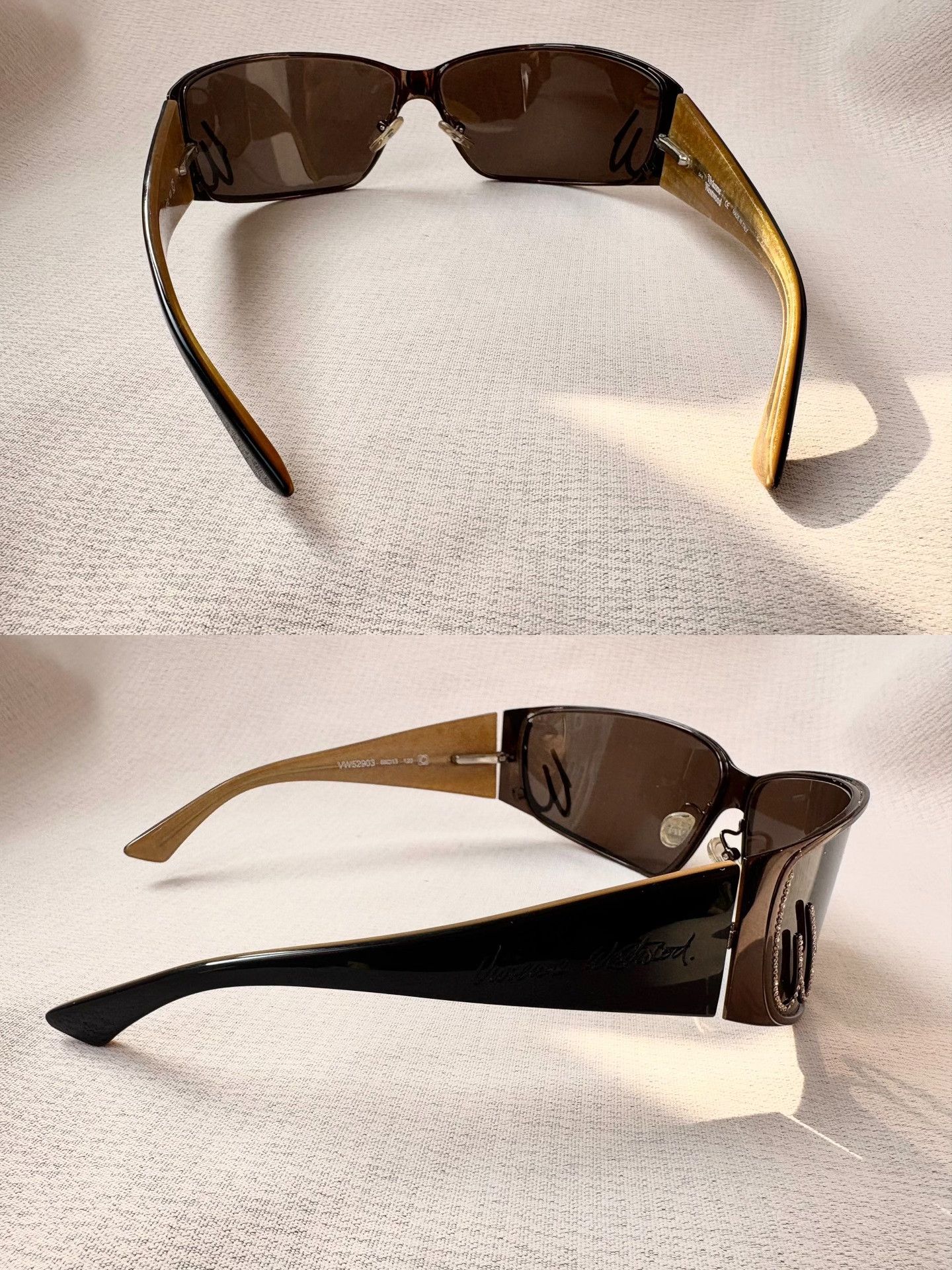 Vivienne Westwood Vivienne Westwood Vintage Diamante Sunglasses Size ONE SIZE - 4 Thumbnail