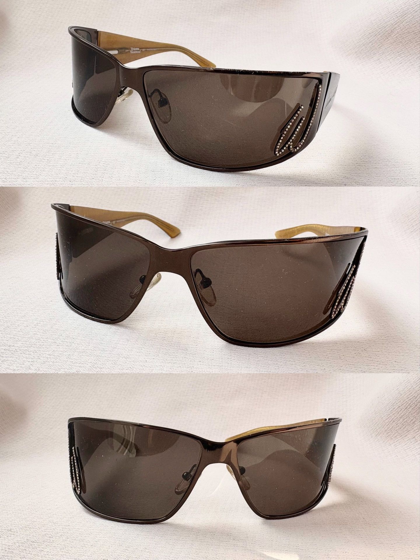 Vivienne Westwood Vivienne Westwood Vintage Diamante Sunglasses Size ONE SIZE - 2 Thumbnail