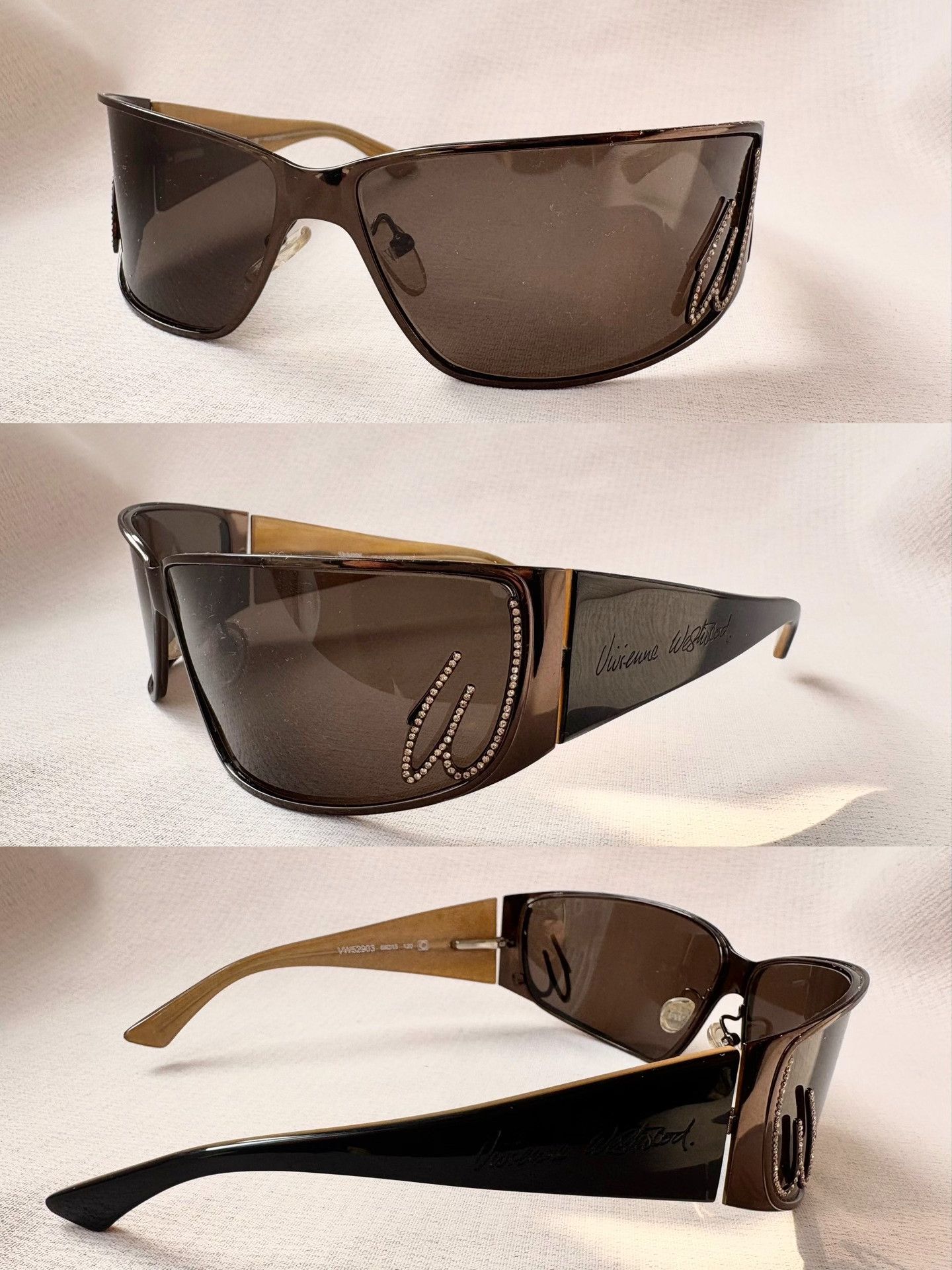 Vivienne Westwood Vivienne Westwood Vintage Diamante Sunglasses Size ONE SIZE - 3 Thumbnail