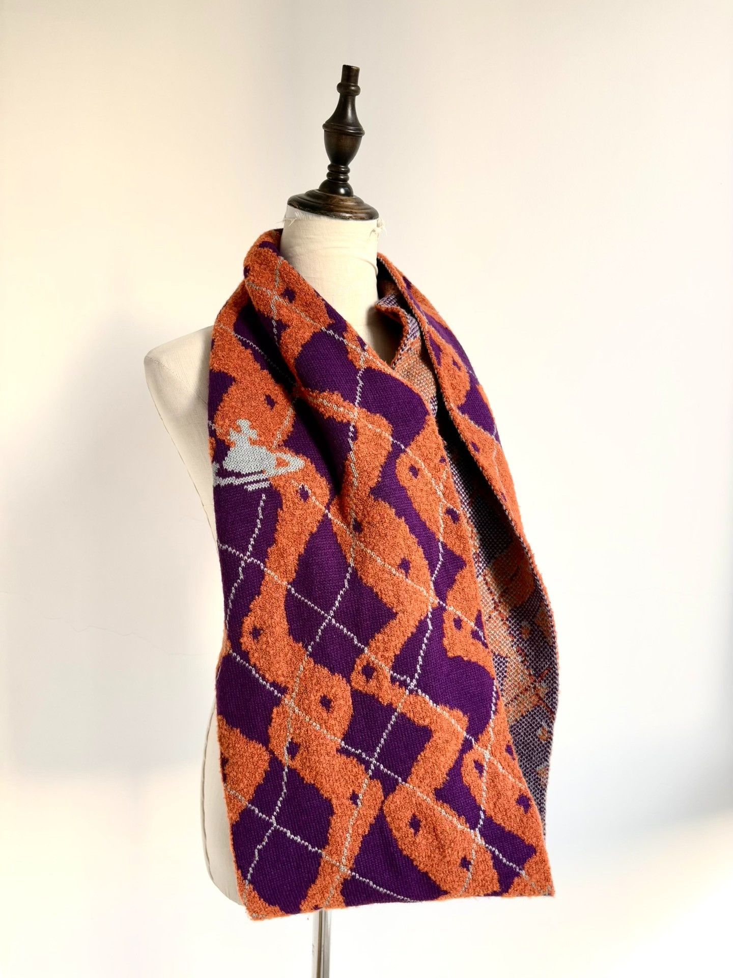Vivienne Westwood Vivienne Westwood Vintage Argyle Saturn Scarf Size ONE SIZE - 3 Thumbnail