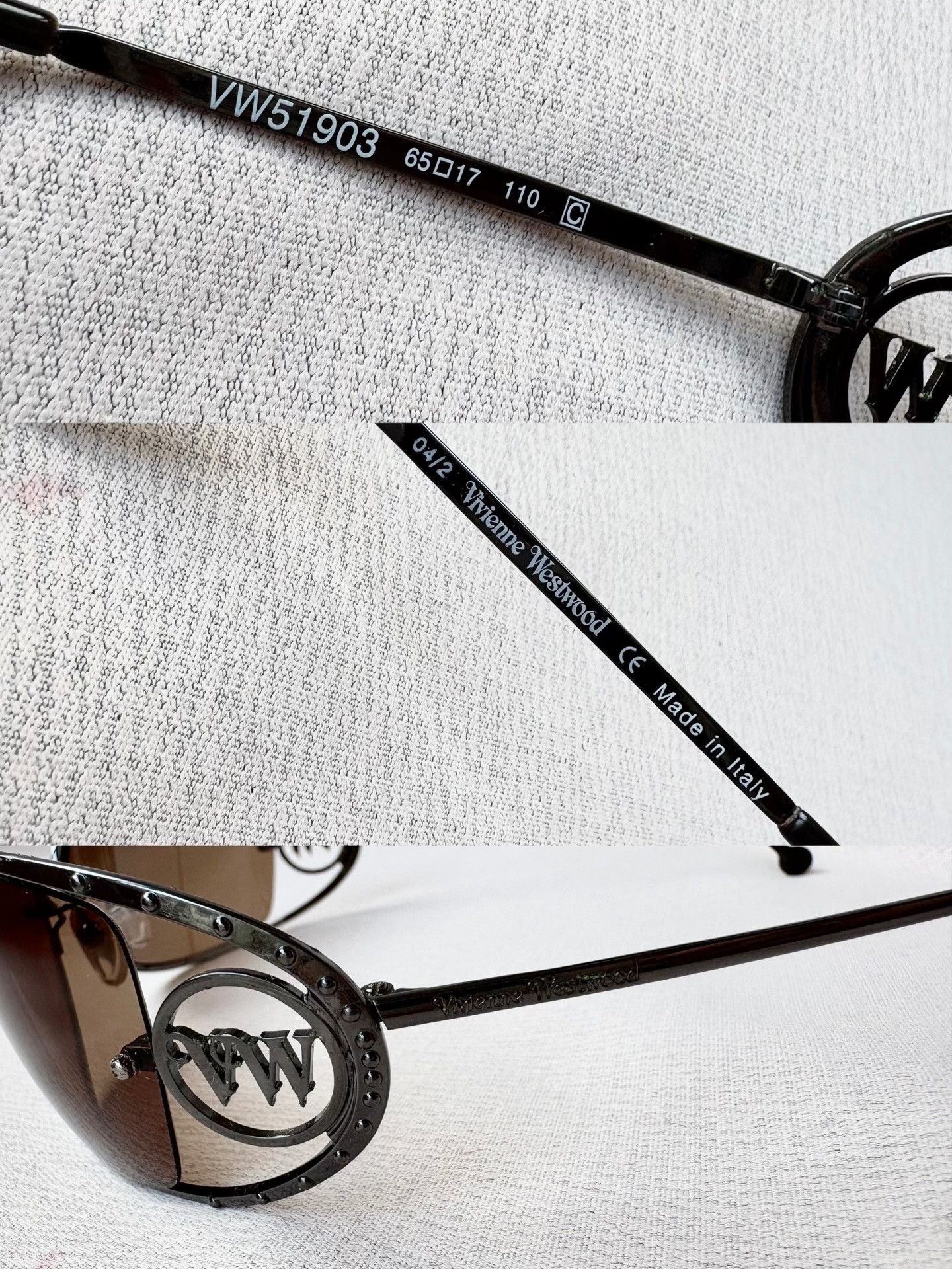 Vivienne Westwood Vivienne Westwood Vintage Brown Sunglasses Size ONE SIZE - 6 Thumbnail