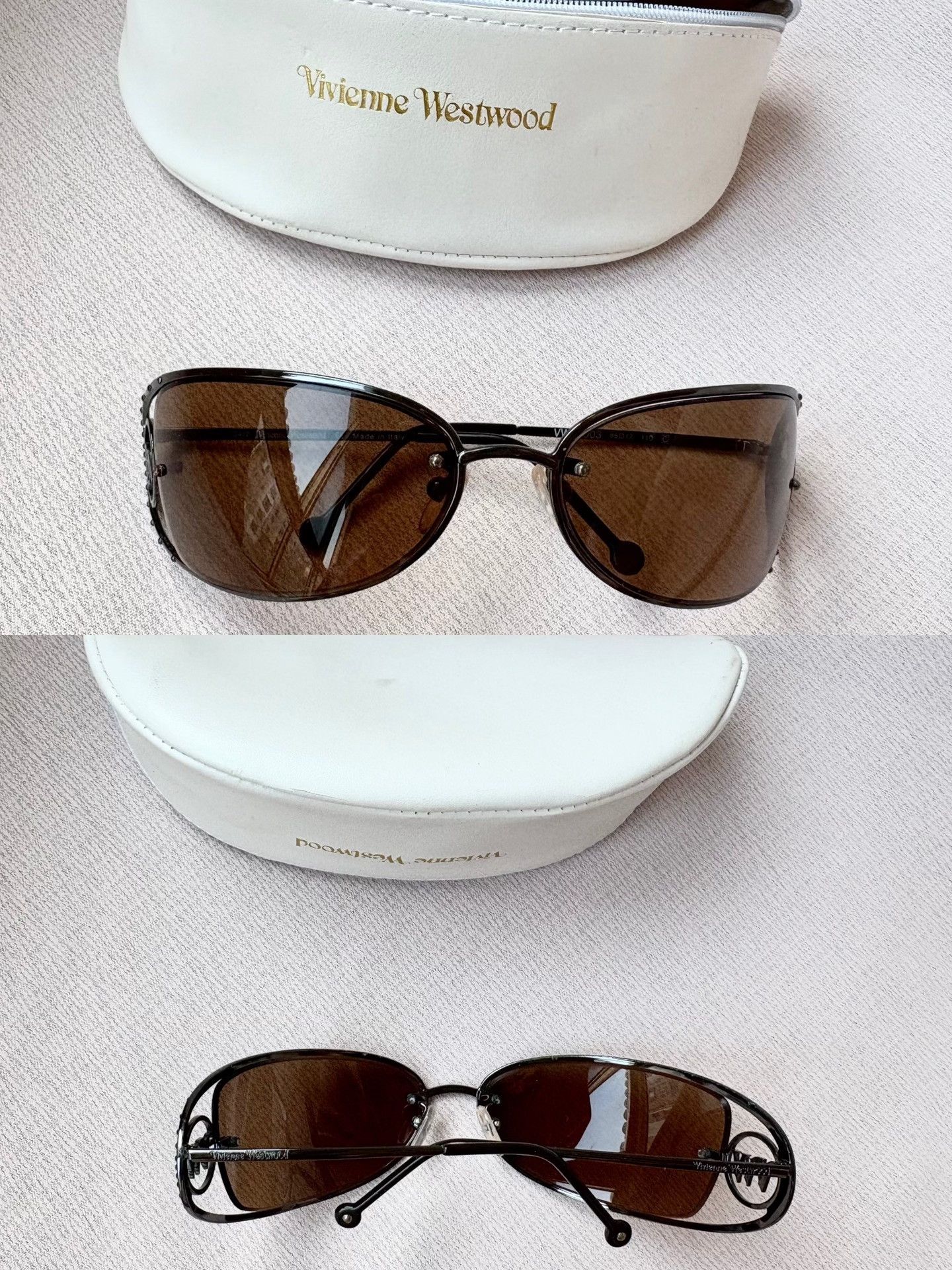 Vivienne Westwood Vivienne Westwood Vintage Brown Sunglasses Size ONE SIZE - 7 Thumbnail