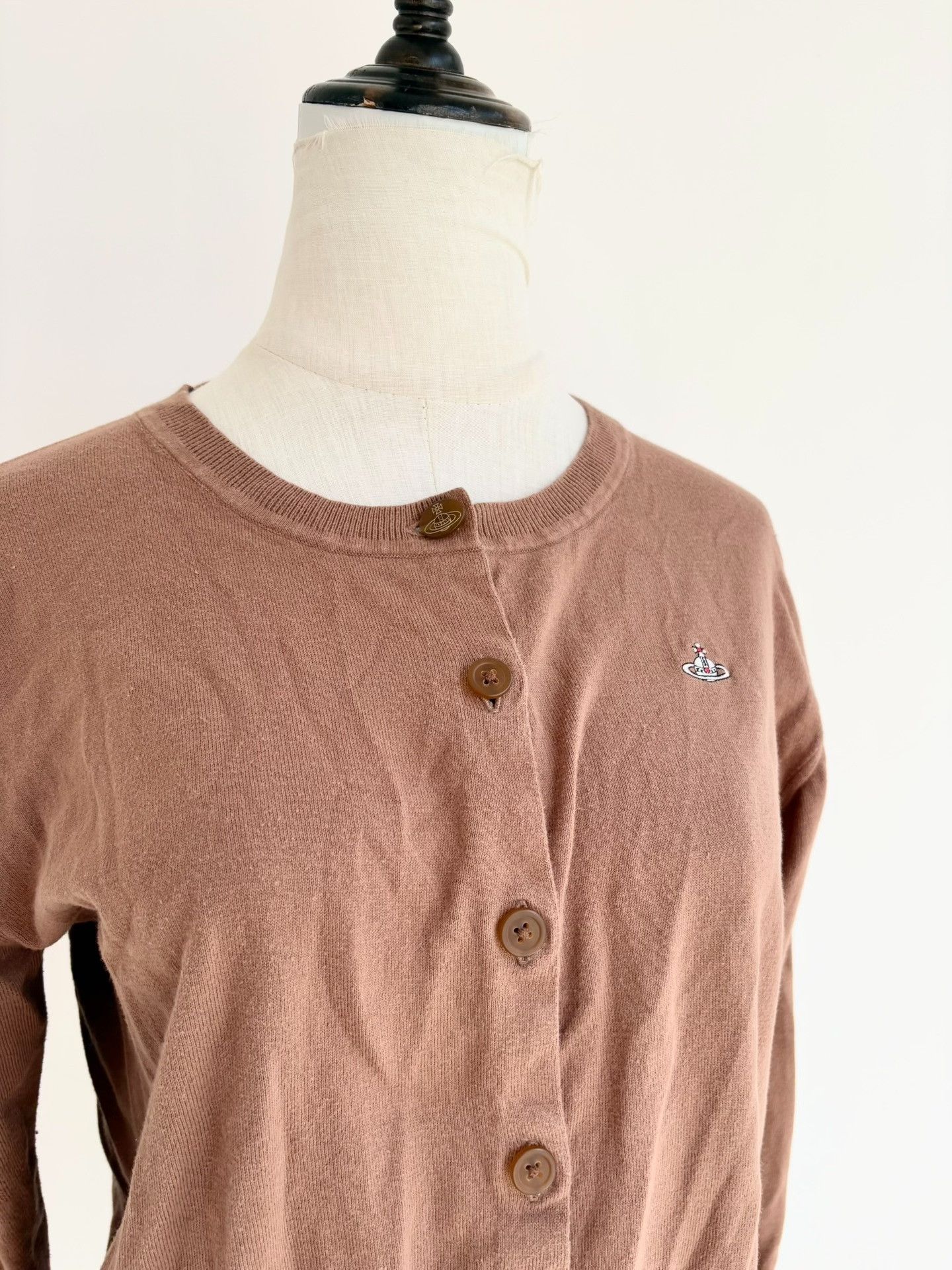Vivienne Westwood Vivienne Westwood Vintage Brown Saturn Cardigan Size M / US 6-8 / IT 42-44 - 7 Thumbnail