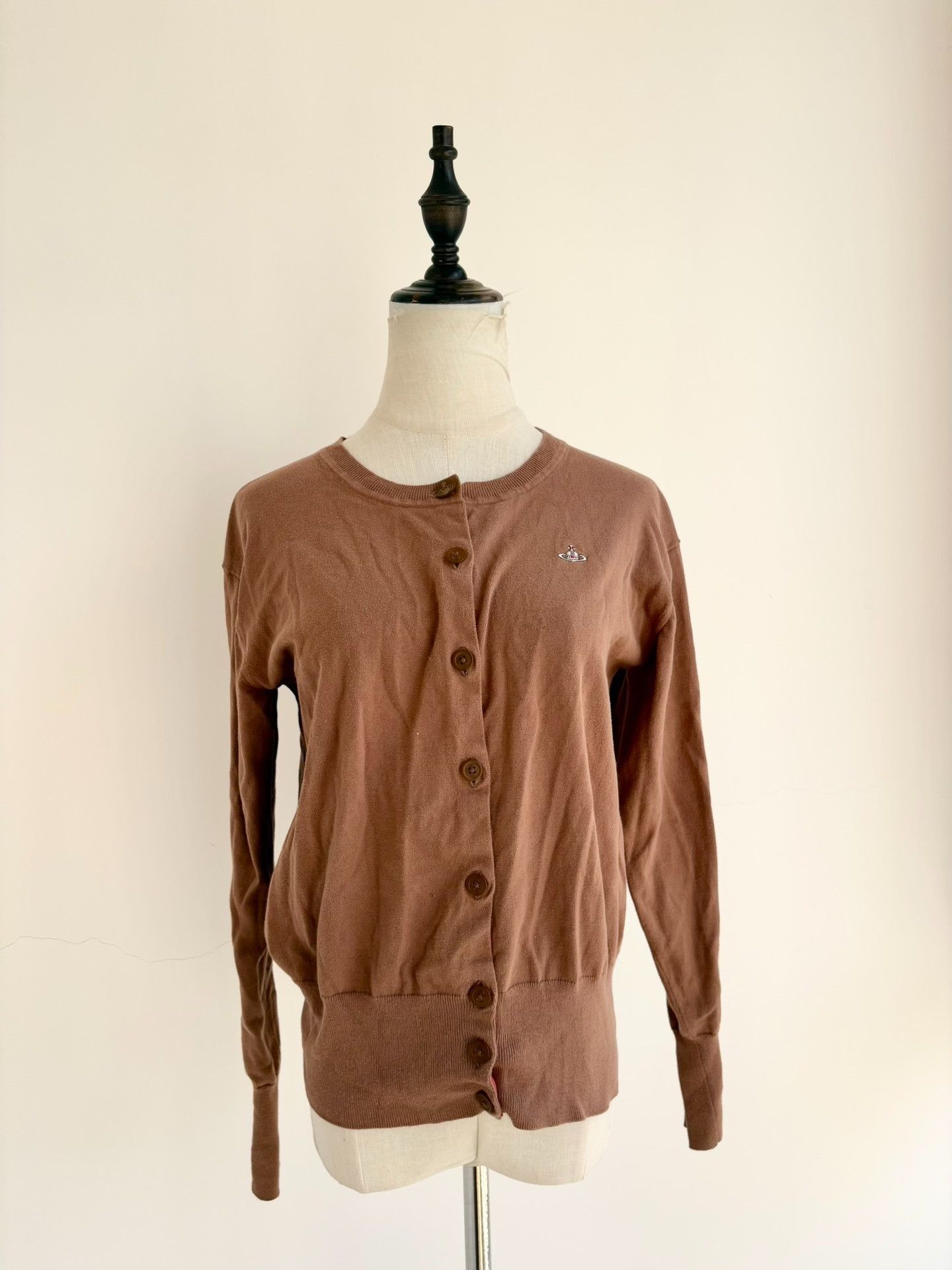 Vivienne Westwood Vivienne Westwood Vintage Brown Saturn Cardigan Size M / US 6-8 / IT 42-44 - 2 Thumbnail