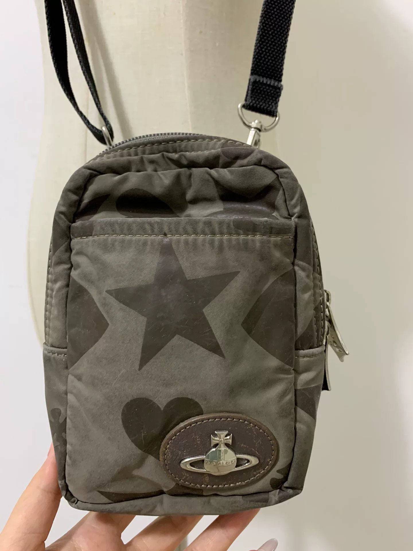 Vivienne Westwood Vivienne Westwood Nylon Star Heart Crossbody Bag Size ONE SIZE - 2 Thumbnail