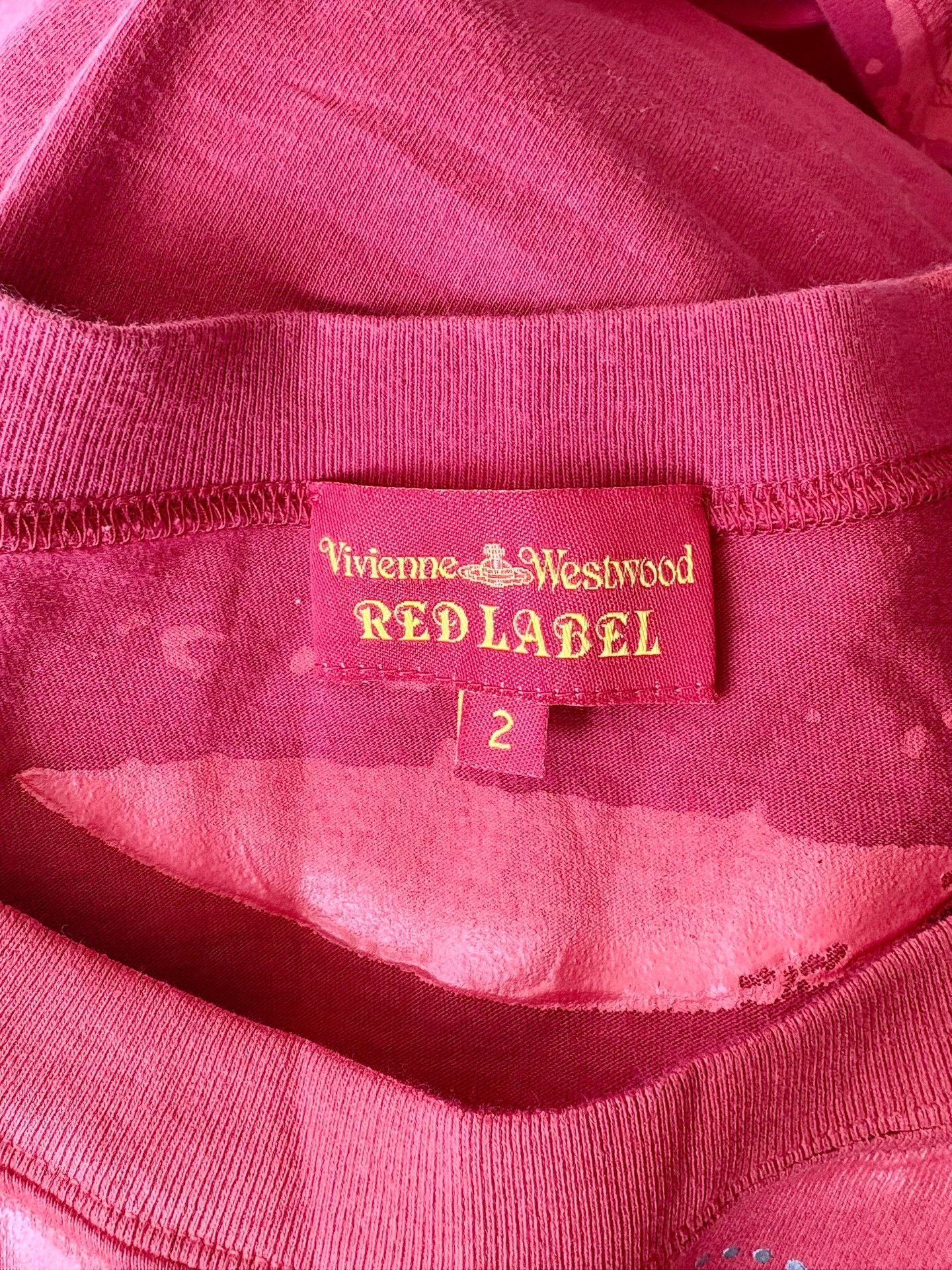 Vivienne Westwood Vivienne Westwood Red Striped Saturn Tee Size M / US 6-8 / IT 42-44 - 6 Thumbnail
