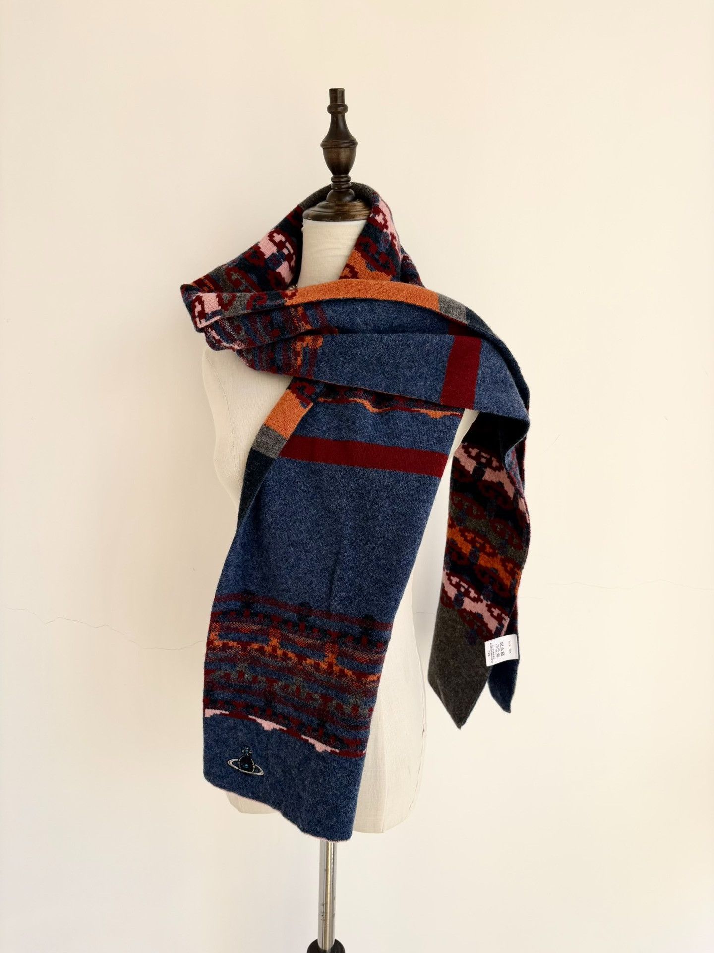 Vivienne Westwood Vivienne Westwood Vintage Plaid Saturn Scarf Size ONE SIZE - 4 Thumbnail