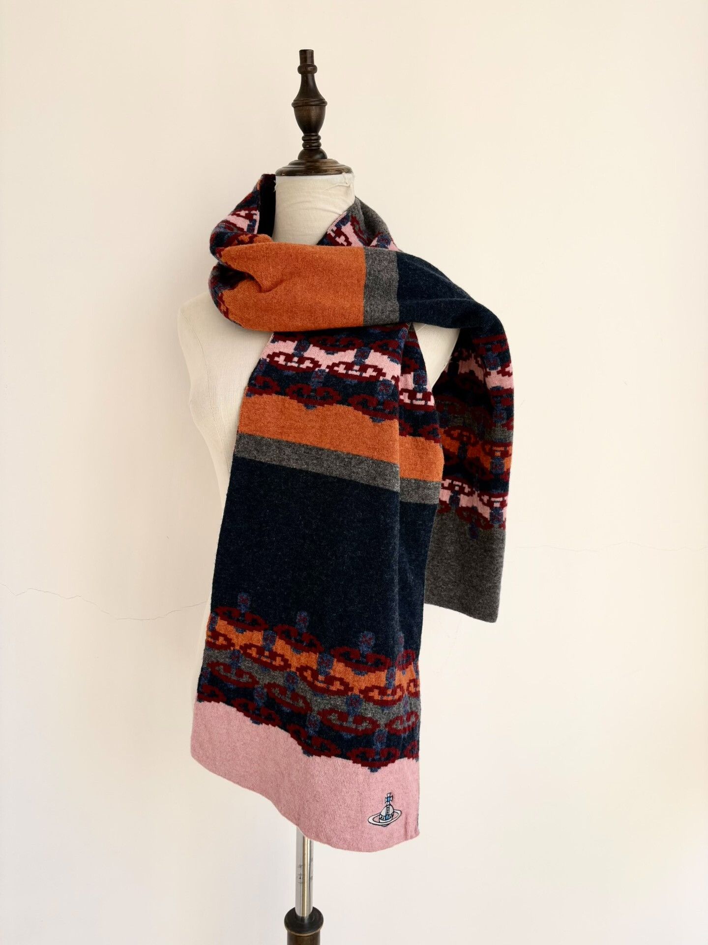 Vivienne Westwood Vivienne Westwood Vintage Plaid Saturn Scarf Size ONE SIZE - 3 Thumbnail