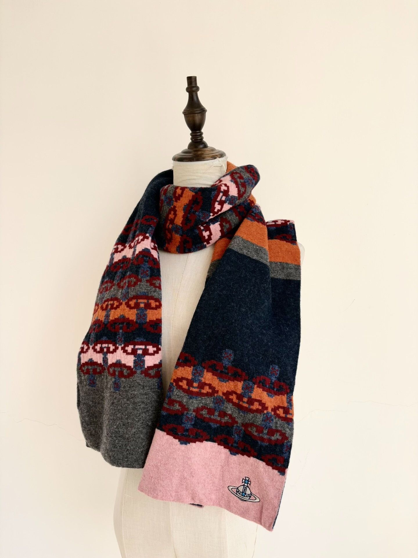 Vivienne Westwood Vivienne Westwood Vintage Plaid Saturn Scarf Size ONE SIZE - 2 Thumbnail