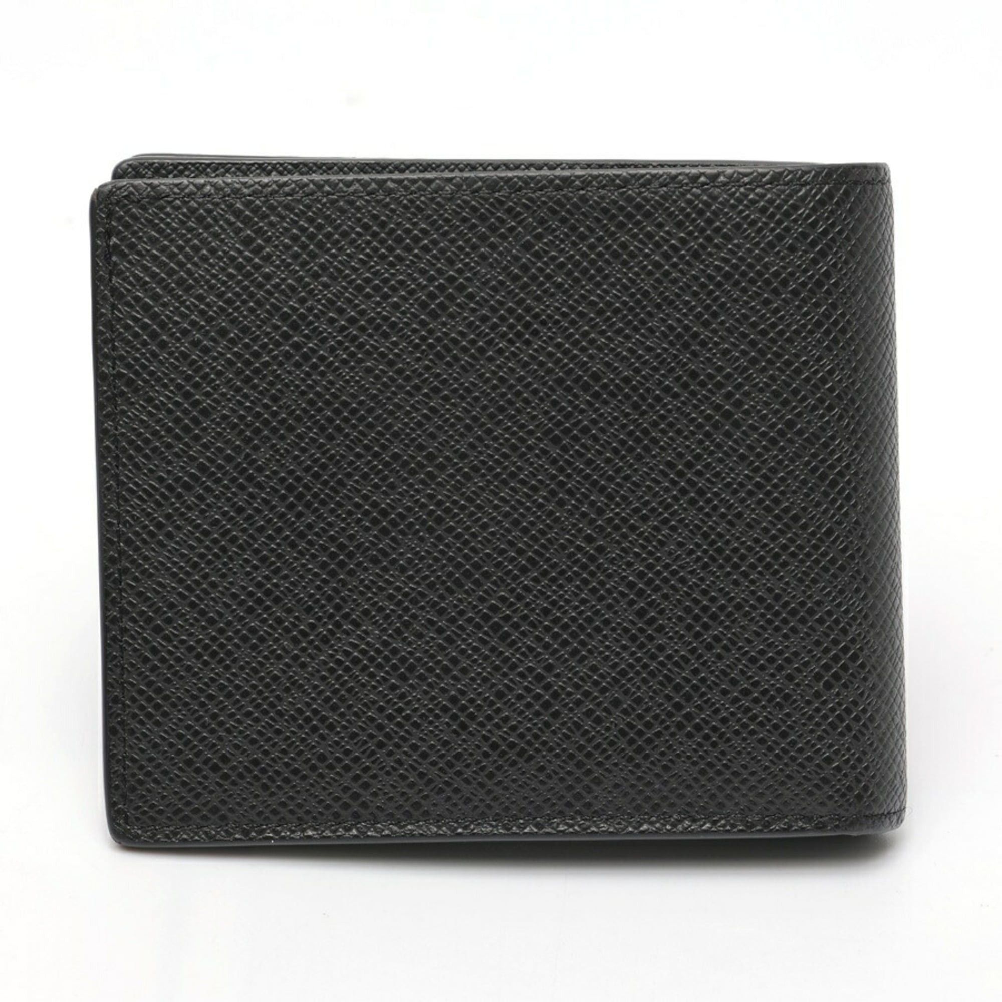Louis Vuitton Louis Vuitton Portefeuille Amerigo NM M62045 Taiga Leather Black Size ONE SIZE - 2 Thumbnail