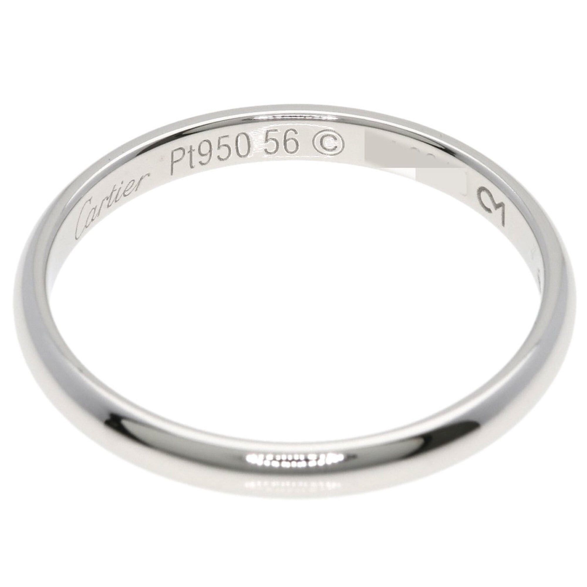 Cartier Cartier Wedding Ring #56, Platinum PT950, Women's, CARTIER Size ONE SIZE - 4 Thumbnail