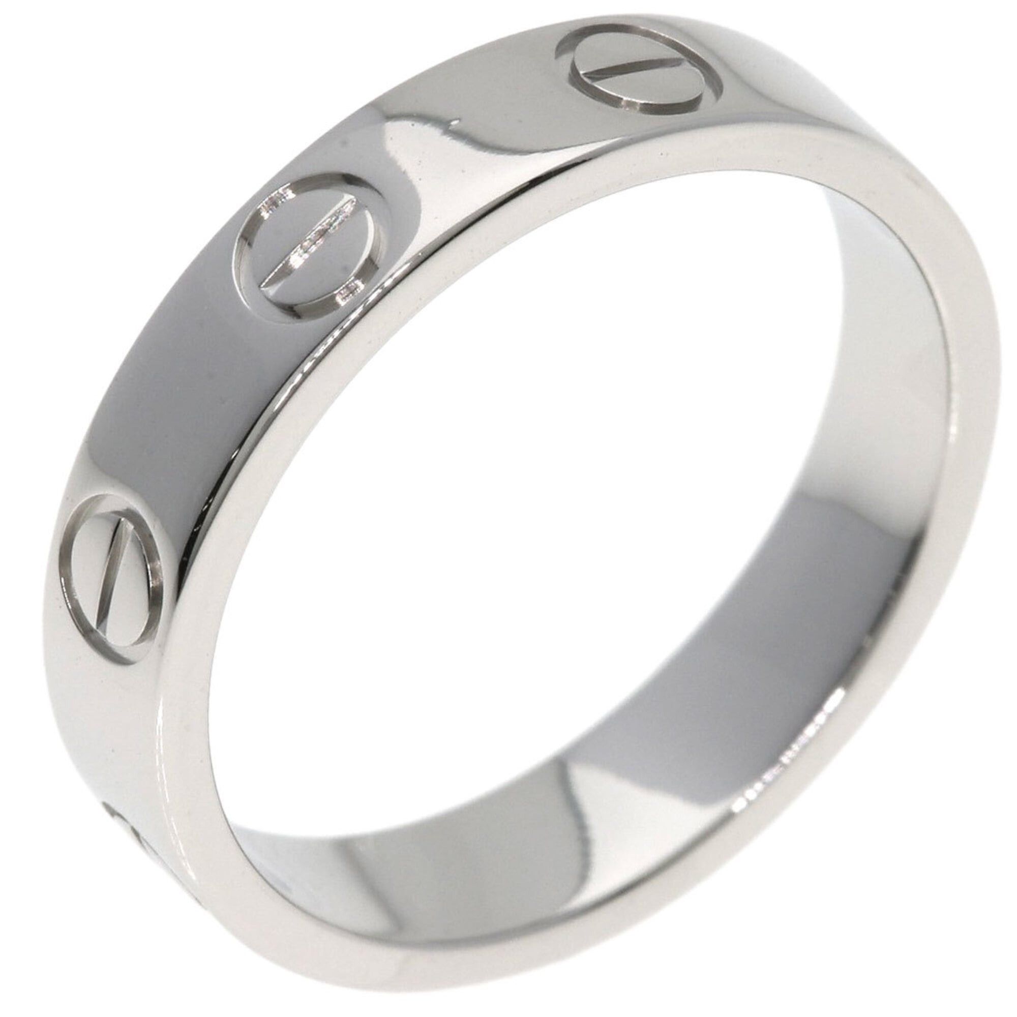 Cartier Cartier Mini Love Ring #48, Platinum PT950, Women's Ring, CARTIER Size ONE SIZE - 2 Thumbnail