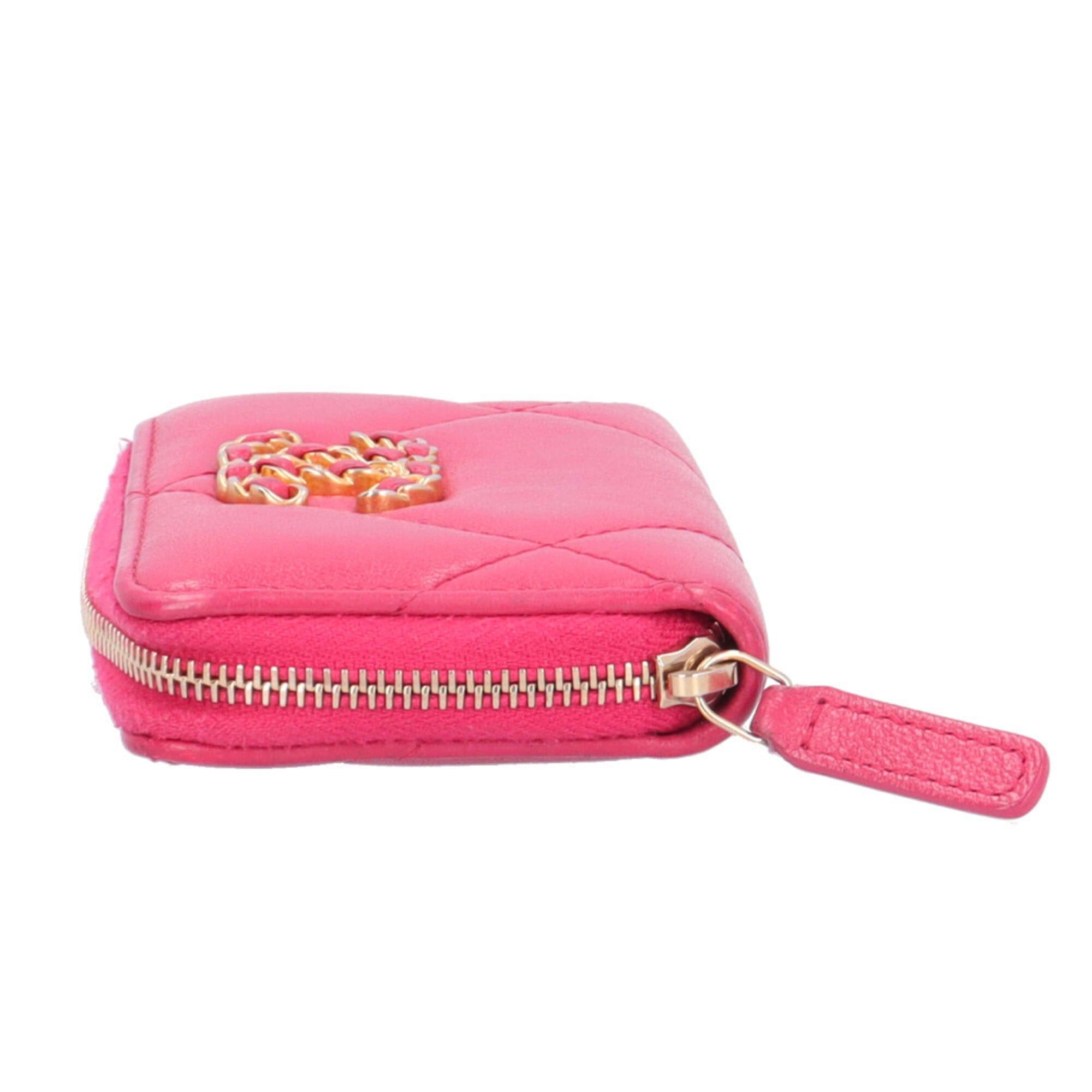 Chanel Chanel 19 Wallet/Coin Case Lambskin AP0949 Women's CHANEL Size ONE SIZE - 8 Thumbnail