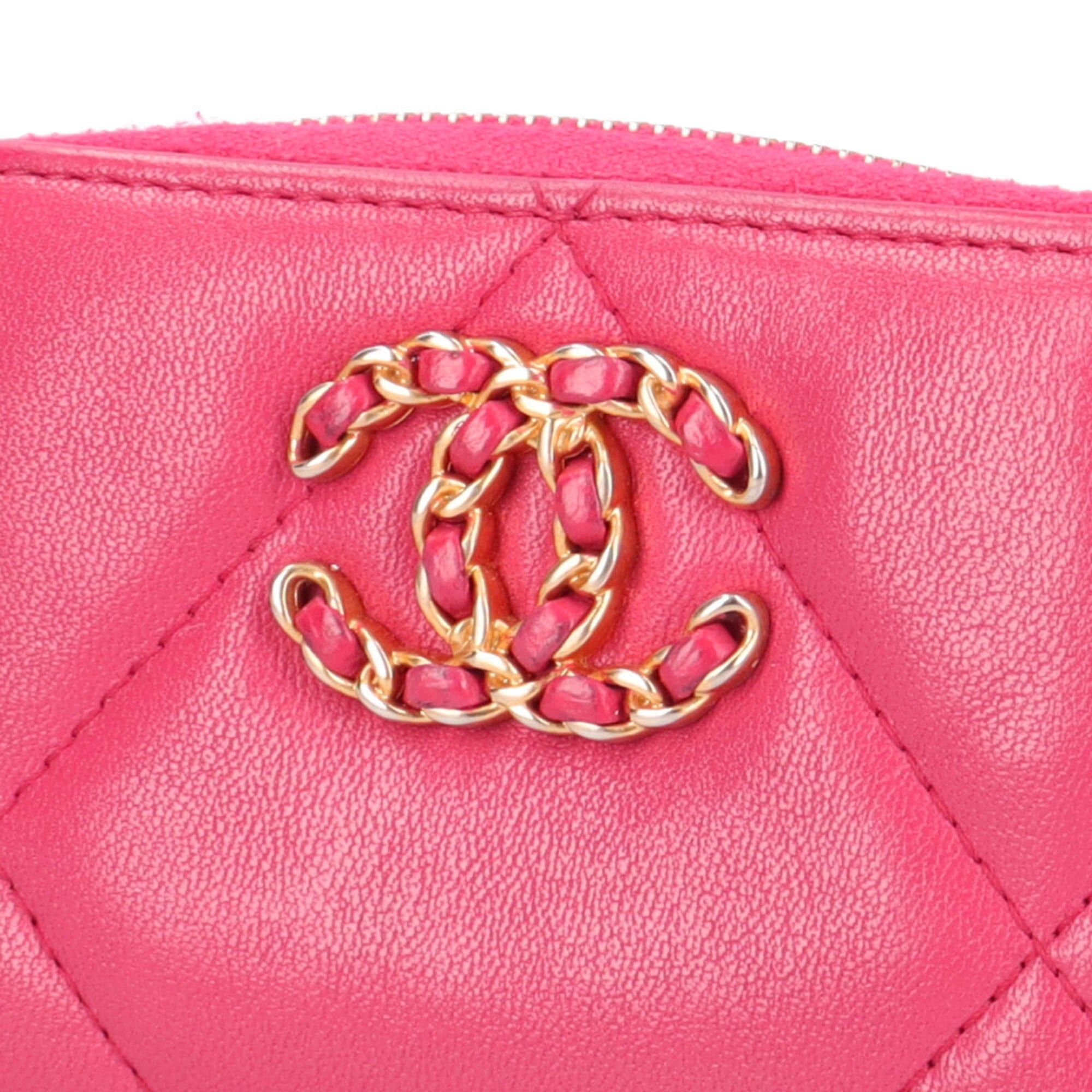 Chanel Chanel 19 Wallet/Coin Case Lambskin AP0949 Women's CHANEL Size ONE SIZE - 10 Thumbnail
