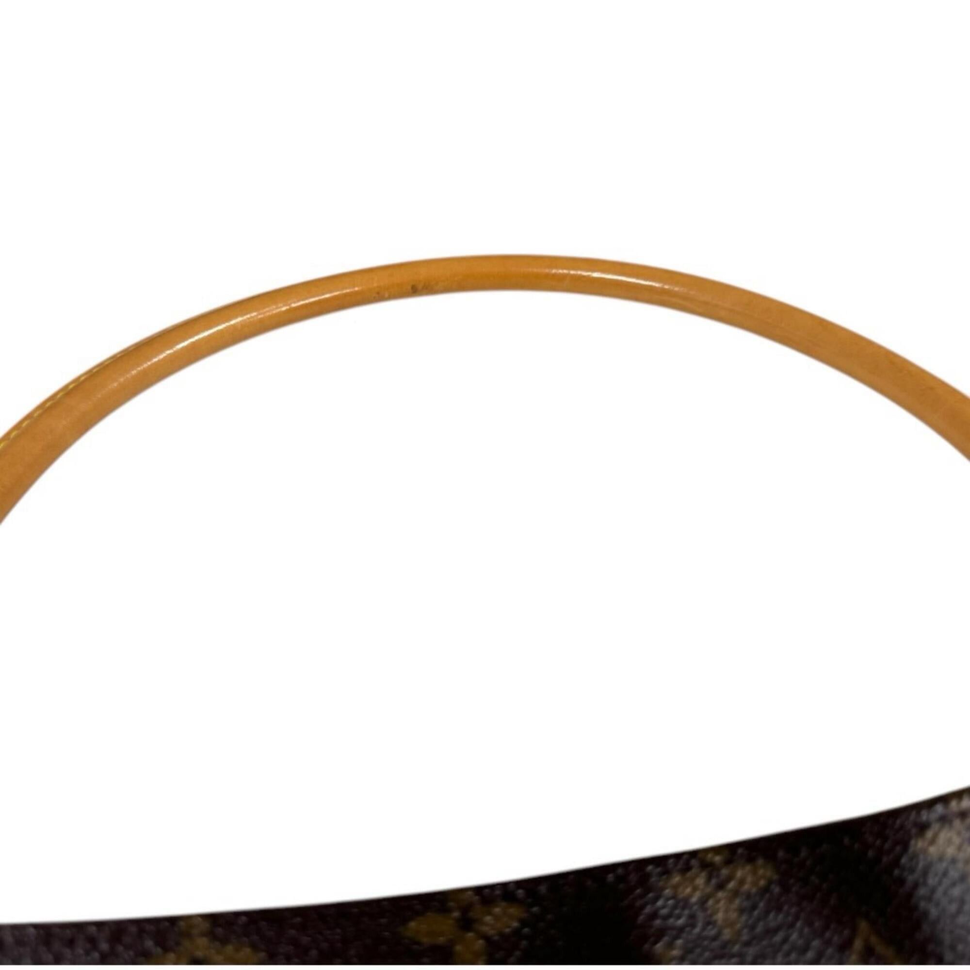 Louis Vuitton Louis Vuitton Looping MM Monogram Shoulder Bag, Handbag, Canvas, M51146, Brown, Women's, LOUIS VUITTON Size ONE SIZE - 13 Thumbnail
