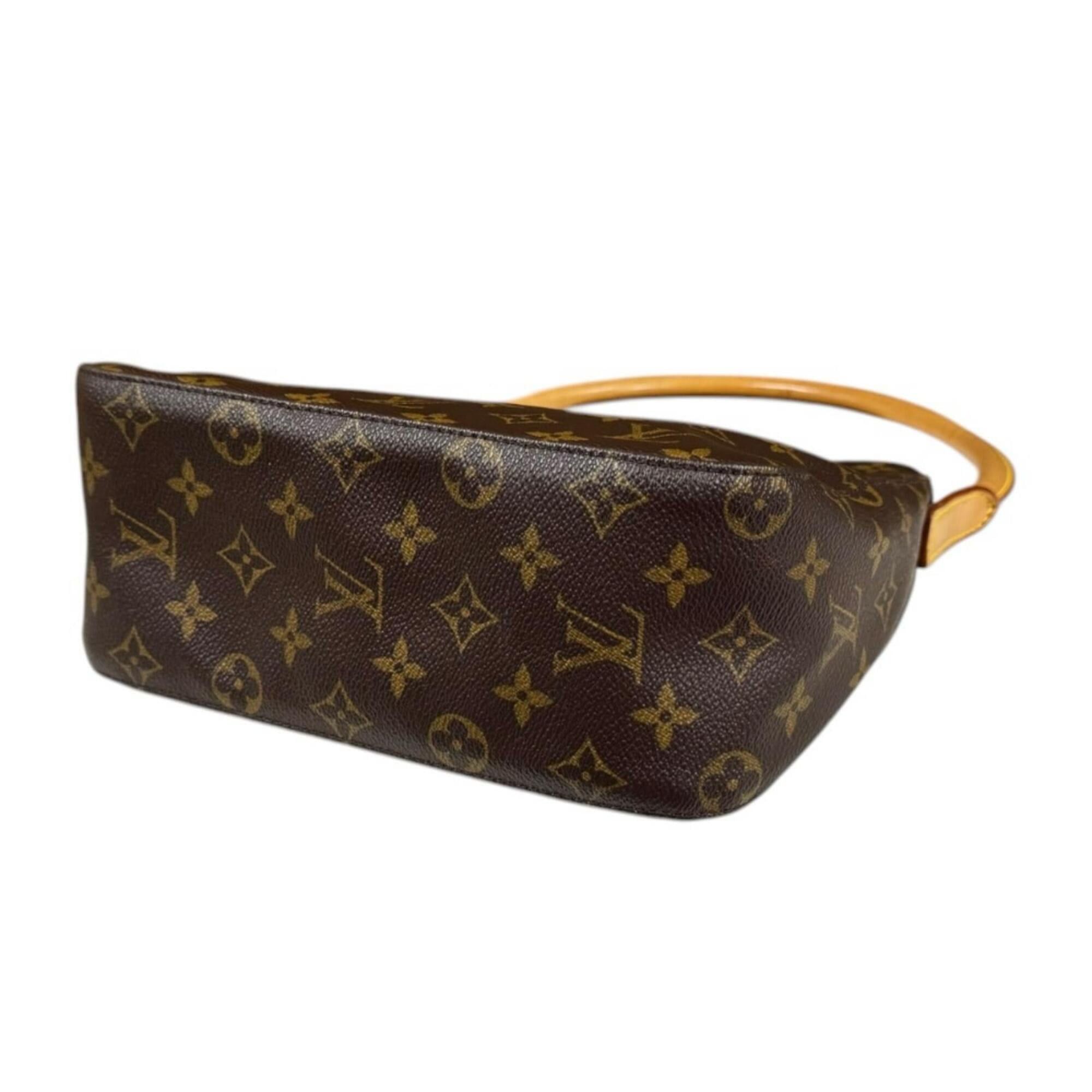 Louis Vuitton Louis Vuitton Looping MM Monogram Shoulder Bag, Handbag, Canvas, M51146, Brown, Women's, LOUIS VUITTON Size ONE SIZE - 5 Thumbnail