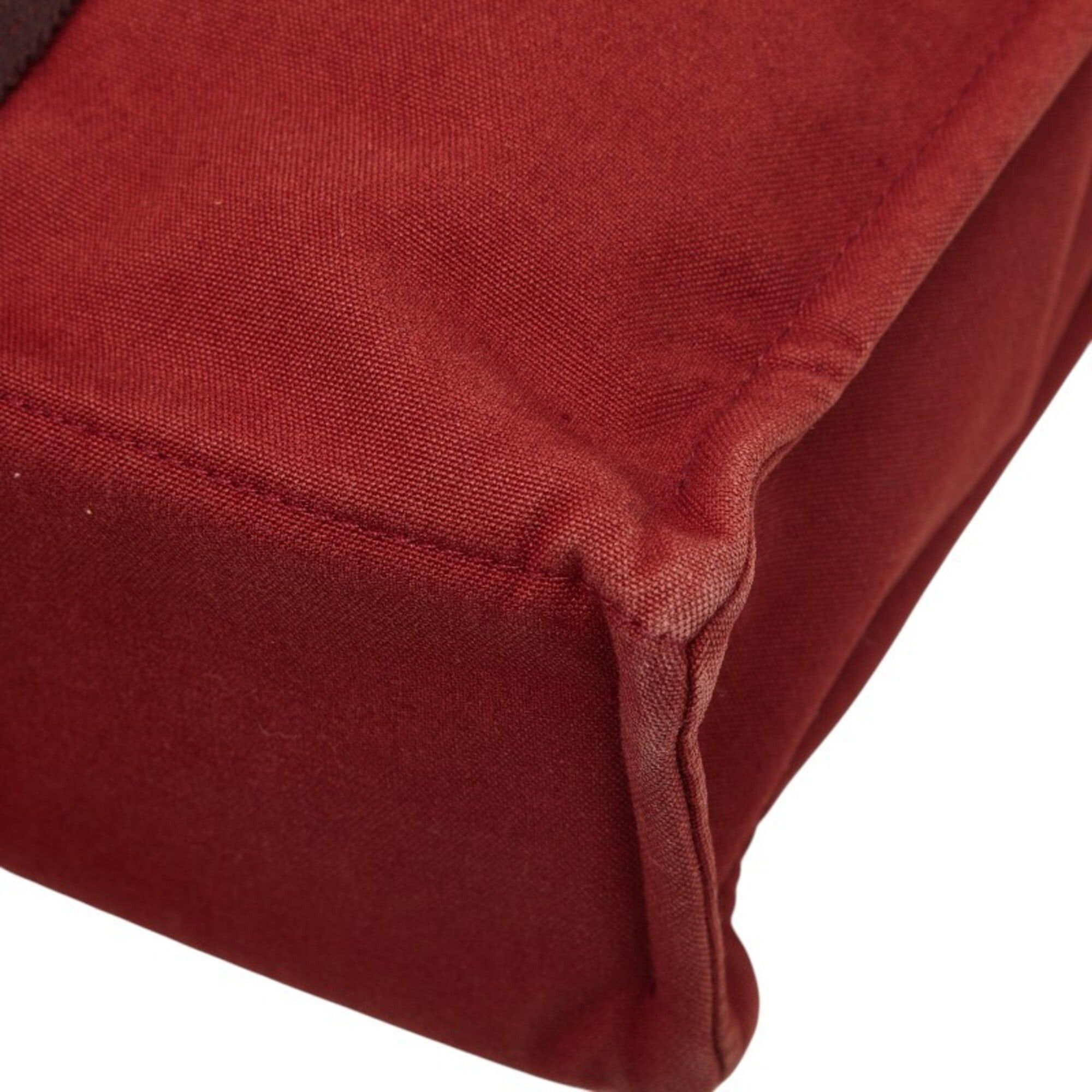 Hermes Hermes Fourre-Tout MM Handbag Tote Bag Red Canvas Women's HERMES Size ONE SIZE - 6 Thumbnail