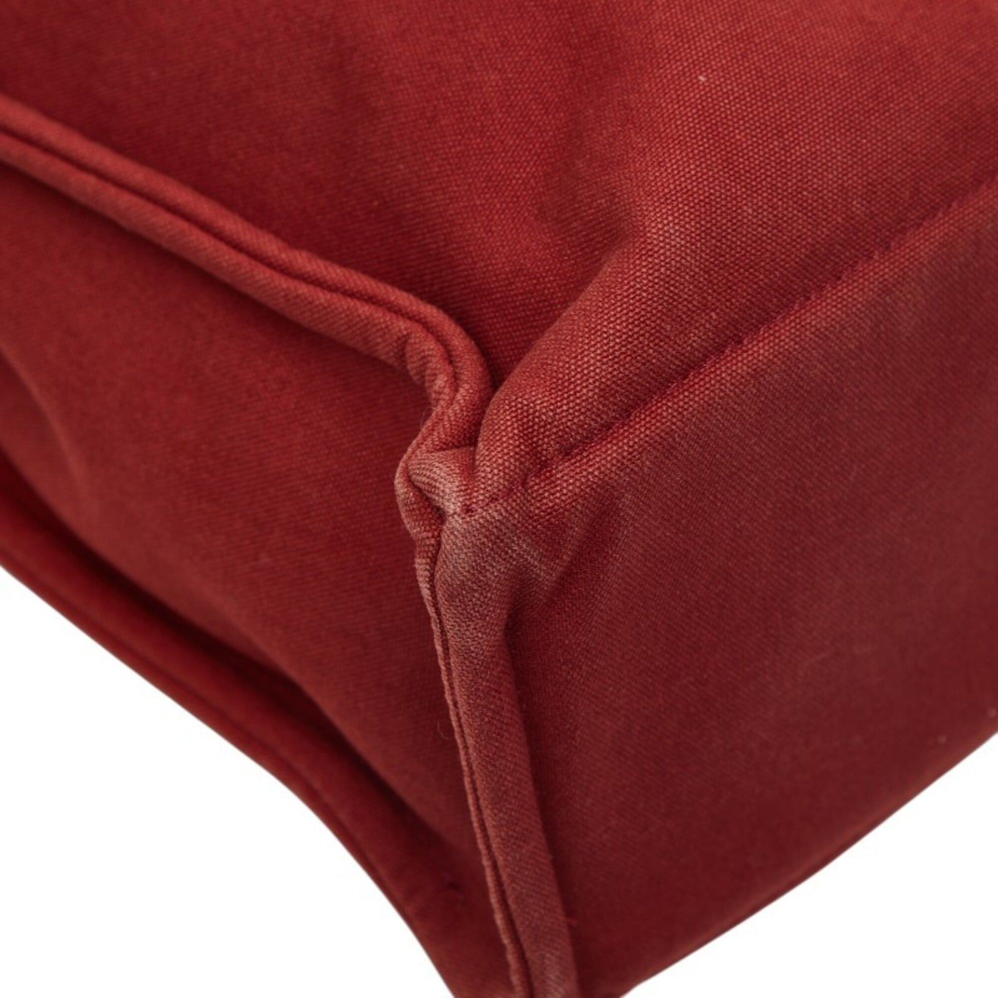 Hermes Hermes Fourre-Tout MM Handbag Tote Bag Red Canvas Women's HERMES Size ONE SIZE - 5 Thumbnail