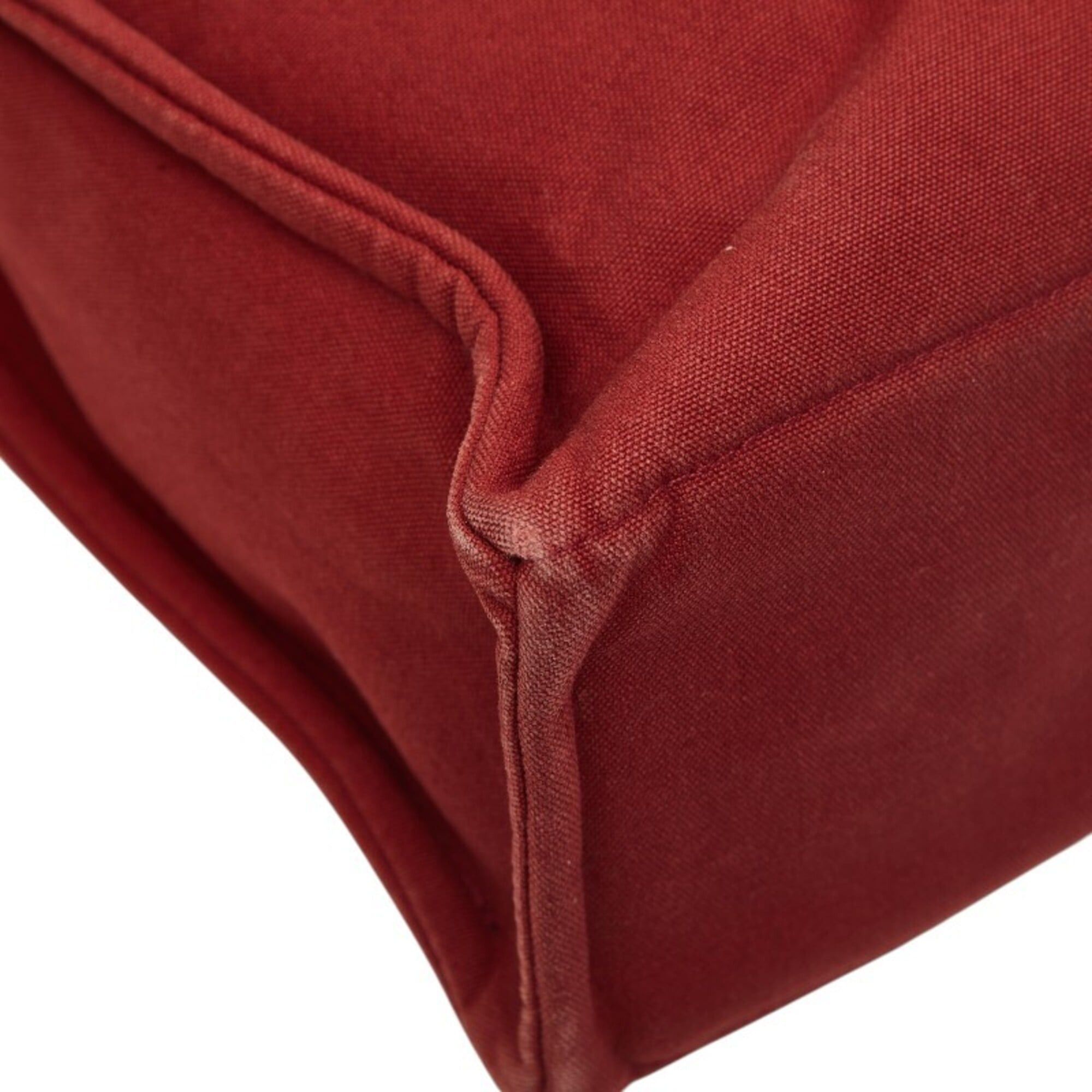 Hermes Hermes Fourre-Tout MM Handbag Tote Bag Red Canvas Women's HERMES Size ONE SIZE - 7 Thumbnail