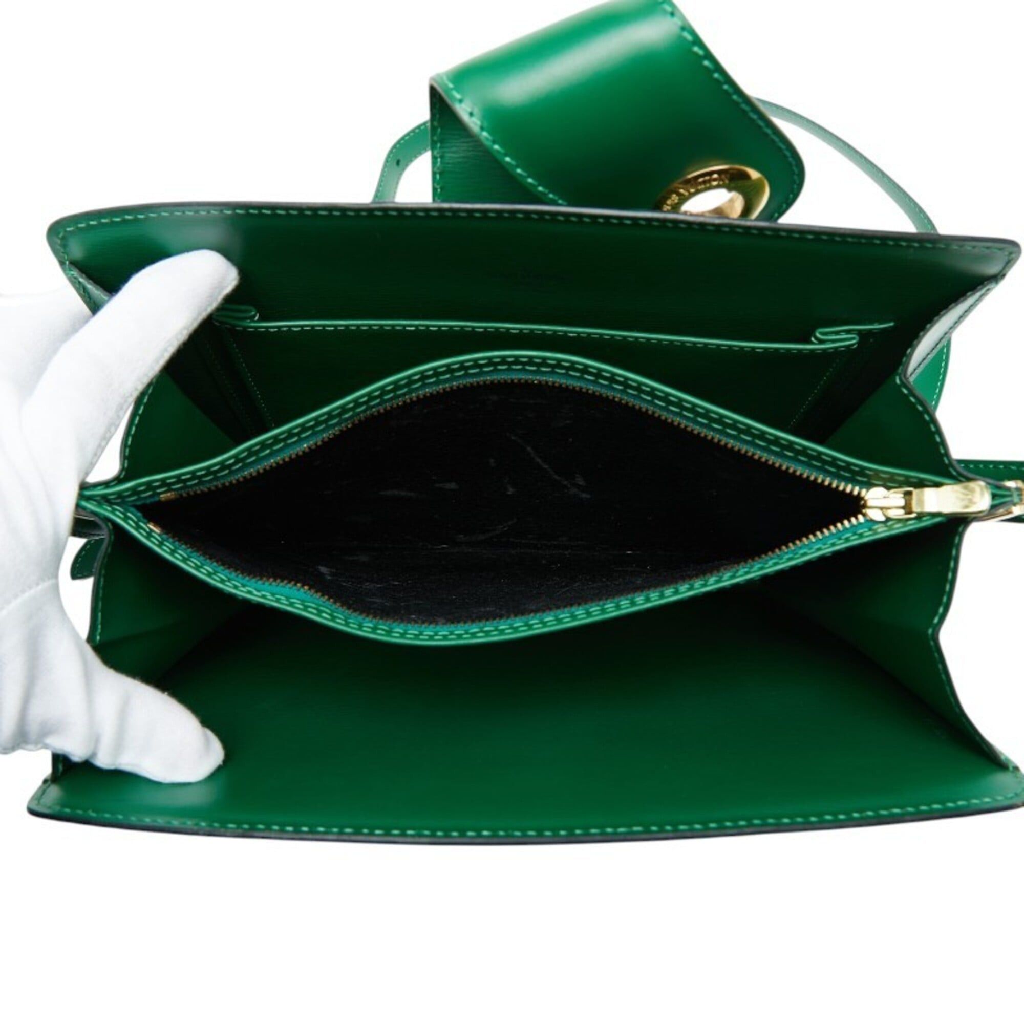 Louis Vuitton Louis Vuitton Epi Capucines Crossbody Shoulder Bag M52344 Borneo Green Leather Women's LOUIS VUITTON Size ONE SIZE - 7 Thumbnail