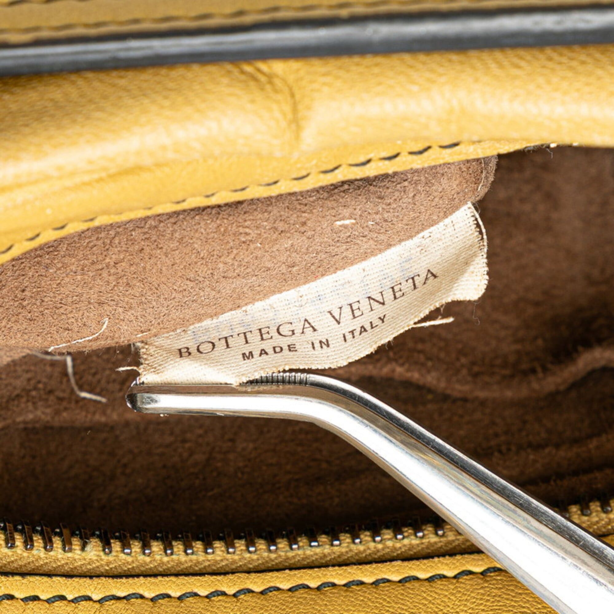 Bottega Veneta Bottega Veneta Intrecciato One-Shoulder Bag, Khaki Leather, Women's Shoulder Bag. Size ONE SIZE - 9 Thumbnail