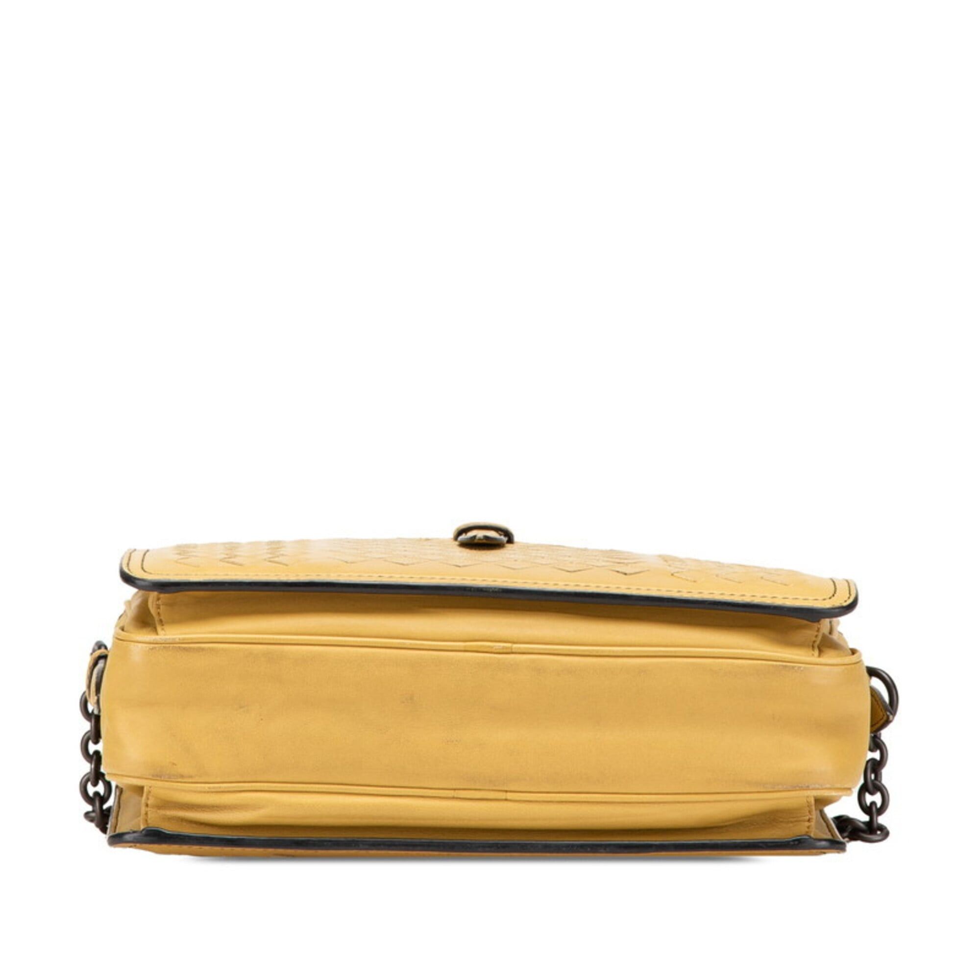 Bottega Veneta Bottega Veneta Intrecciato One-Shoulder Bag, Khaki Leather, Women's Shoulder Bag. Size ONE SIZE - 3 Thumbnail