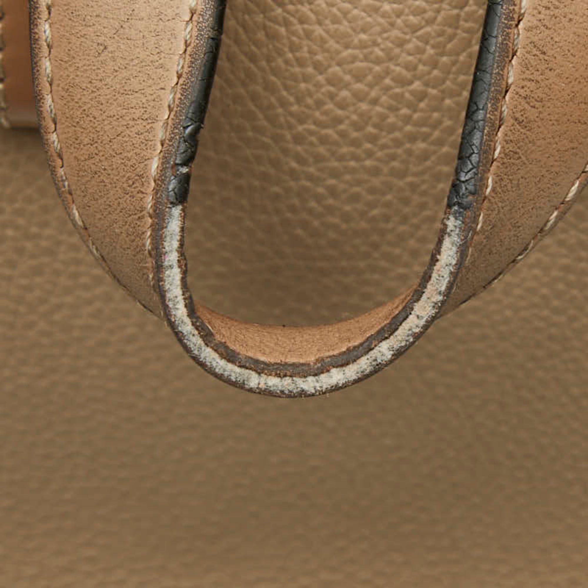 Loewe Loewe Anagram Hammock Small Handbag Shoulder Bag Drawstring 2-Way Beige Leather Women's LOEWE Size ONE SIZE - 9 Thumbnail