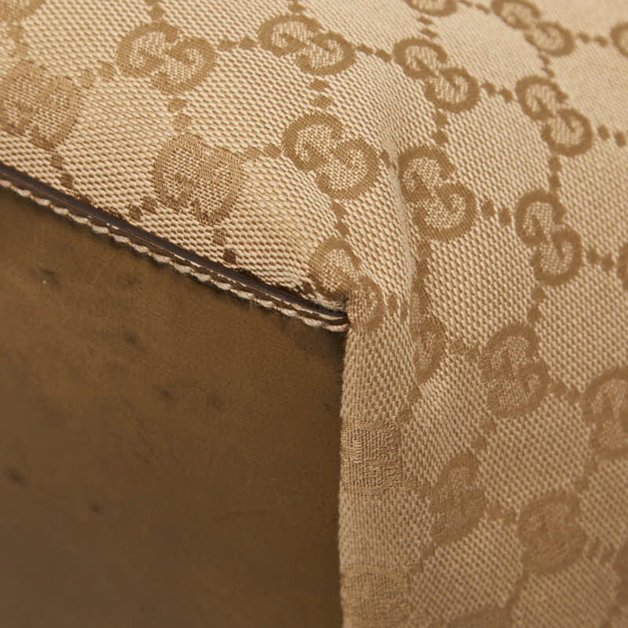 Gucci Gucci GG Canvas Handbag 131228 Beige Gold Leather Women's GUCCI Size ONE SIZE - 5 Thumbnail