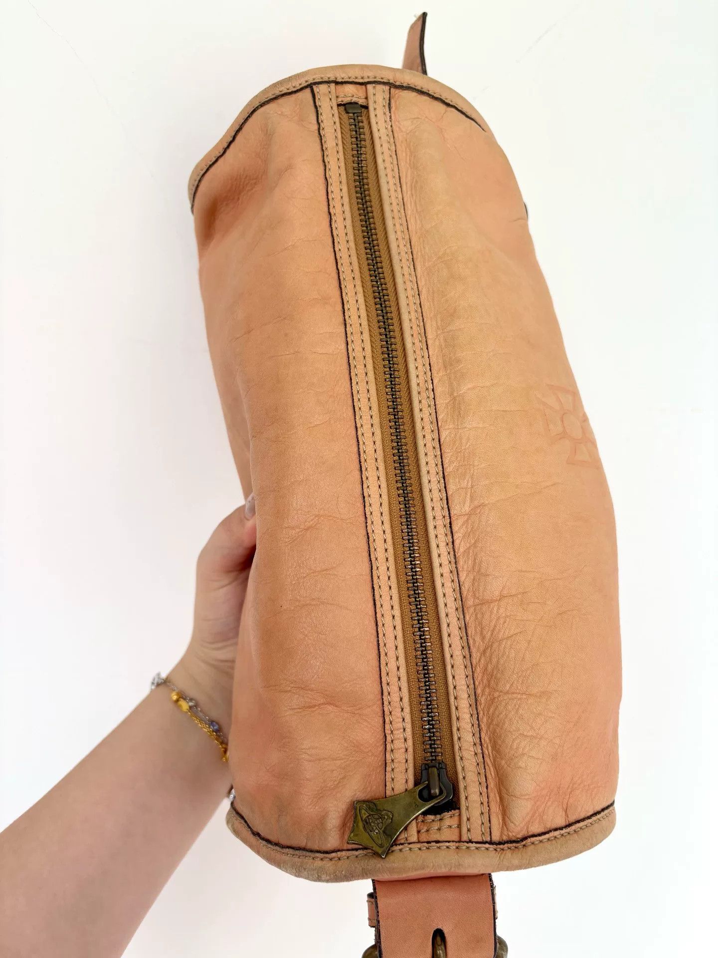 Vivienne Westwood Vivienne Westwood Vintage Beige Saturn Crossbody Size ONE SIZE - 4 Thumbnail