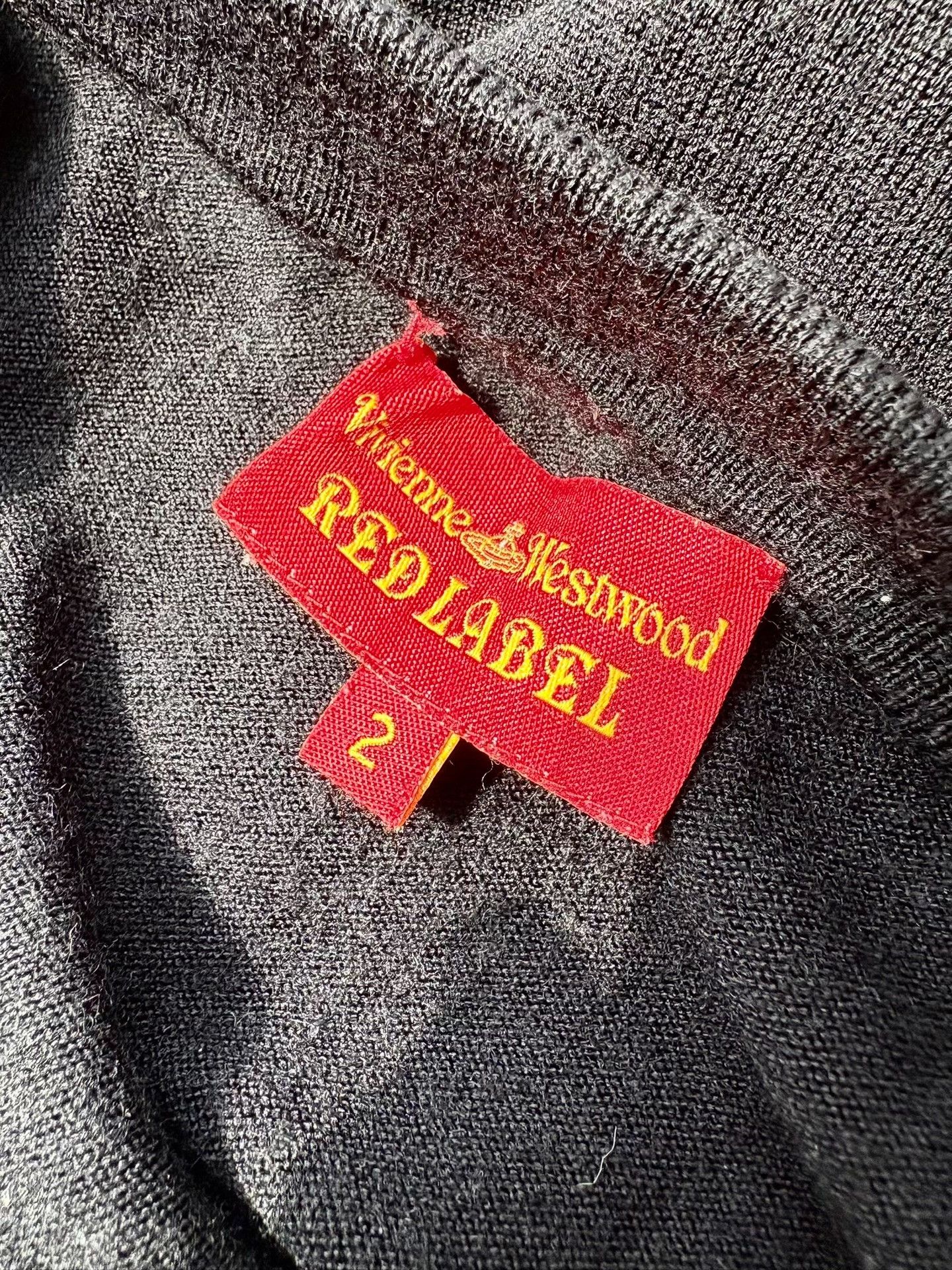 Vivienne Westwood Vivienne Westwood Gray Red Plaid Graffiti Knit Cardigan Size M / US 6-8 / IT 42-44 - 6 Thumbnail