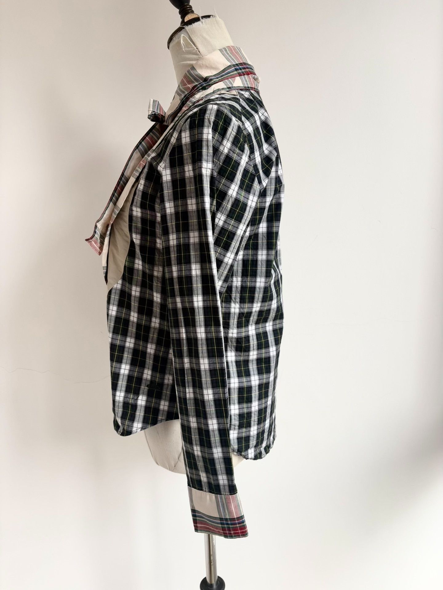 Vivienne Westwood Vivienne Westwood Vintage Plaid Bow Shirt Size M / US 6-8 / IT 42-44 - 3 Thumbnail
