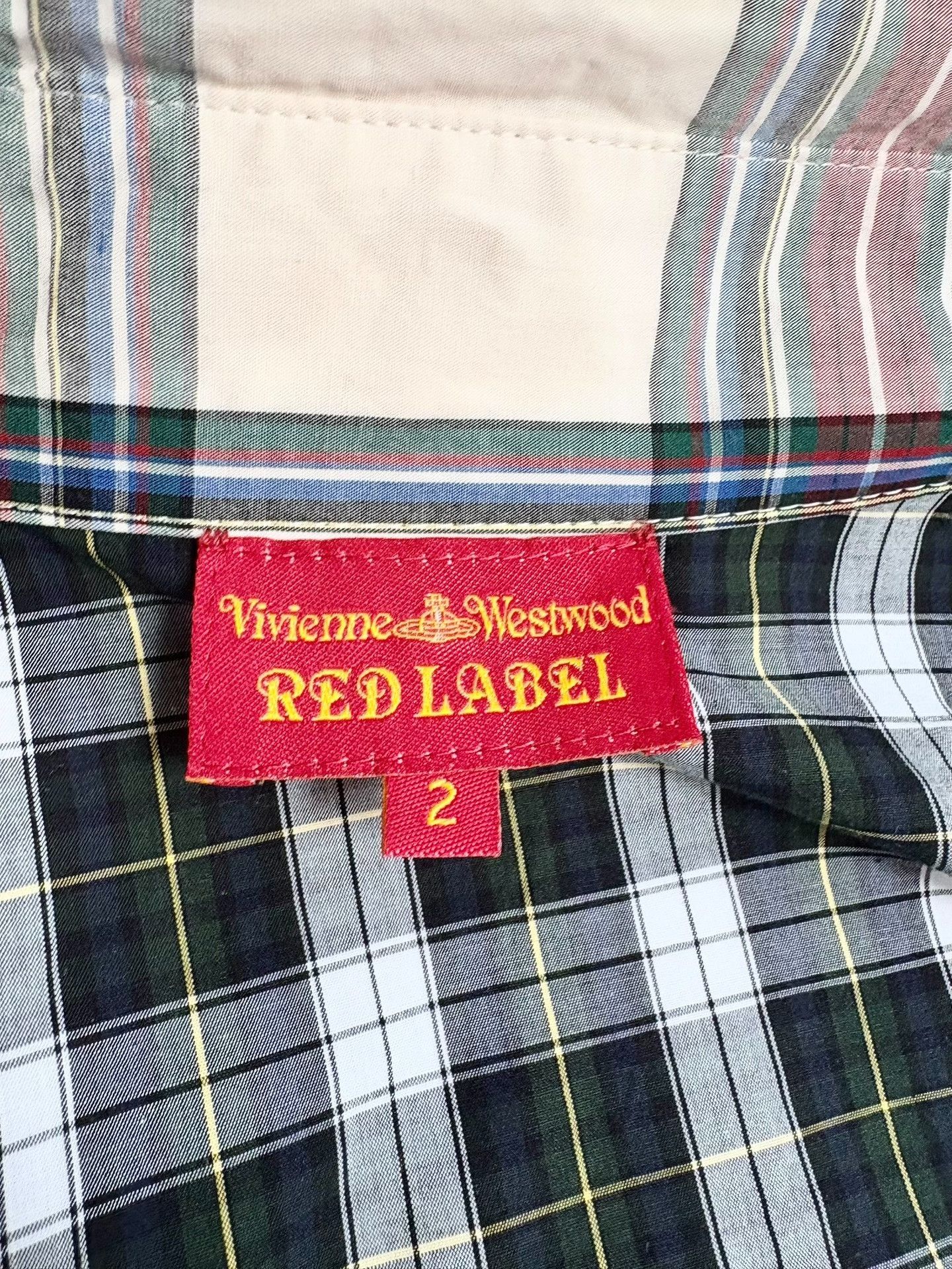 Vivienne Westwood Vivienne Westwood Vintage Plaid Bow Shirt Size M / US 6-8 / IT 42-44 - 6 Thumbnail