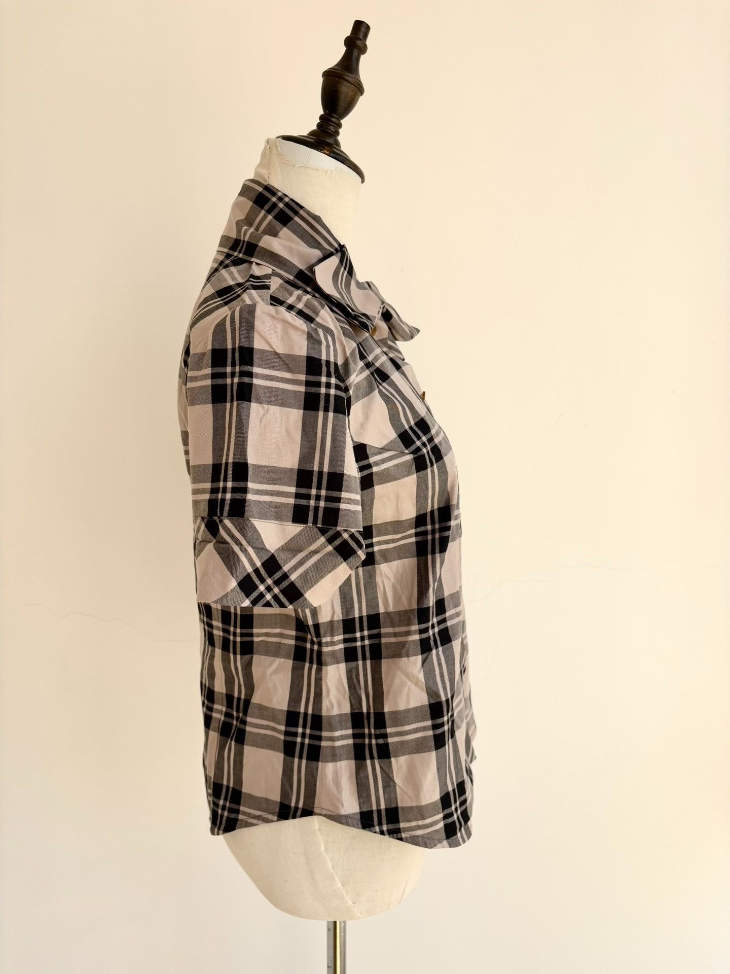 Vivienne Westwood Vivienne Westwood Vintage Beige Plaid Shirt Size M / US 6-8 / IT 42-44 - 5 Thumbnail
