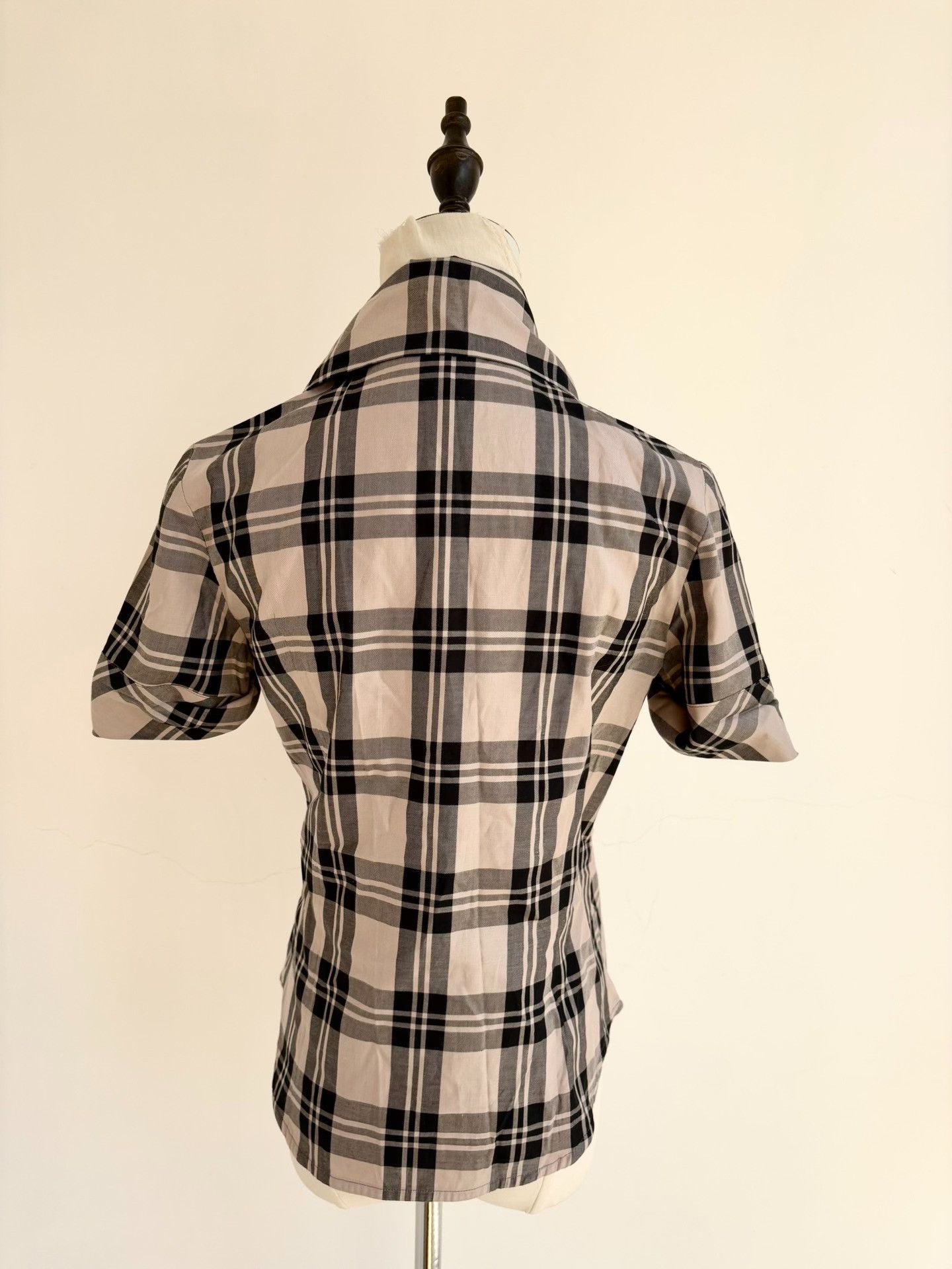 Vivienne Westwood Vivienne Westwood Vintage Beige Plaid Shirt Size M / US 6-8 / IT 42-44 - 4 Thumbnail