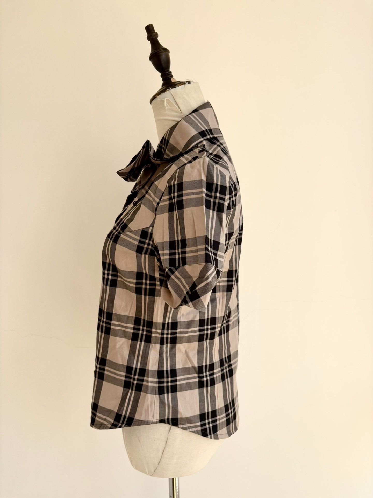 Vivienne Westwood Vivienne Westwood Vintage Beige Plaid Shirt Size M / US 6-8 / IT 42-44 - 3 Thumbnail
