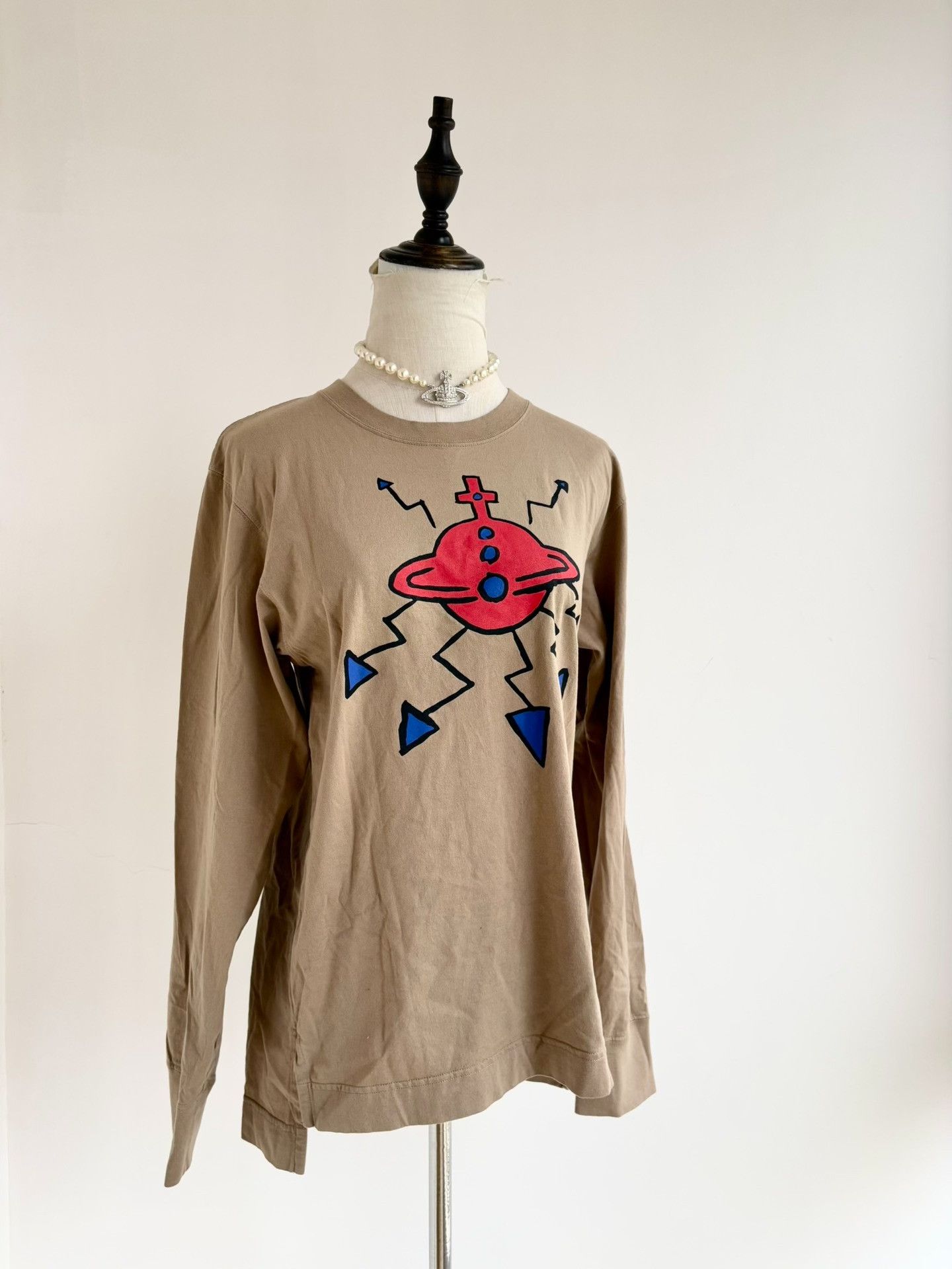 Vivienne Westwood Vivienne Westwood Vintage Beige Saturn Top Size M / US 6-8 / IT 42-44 - 2 Thumbnail