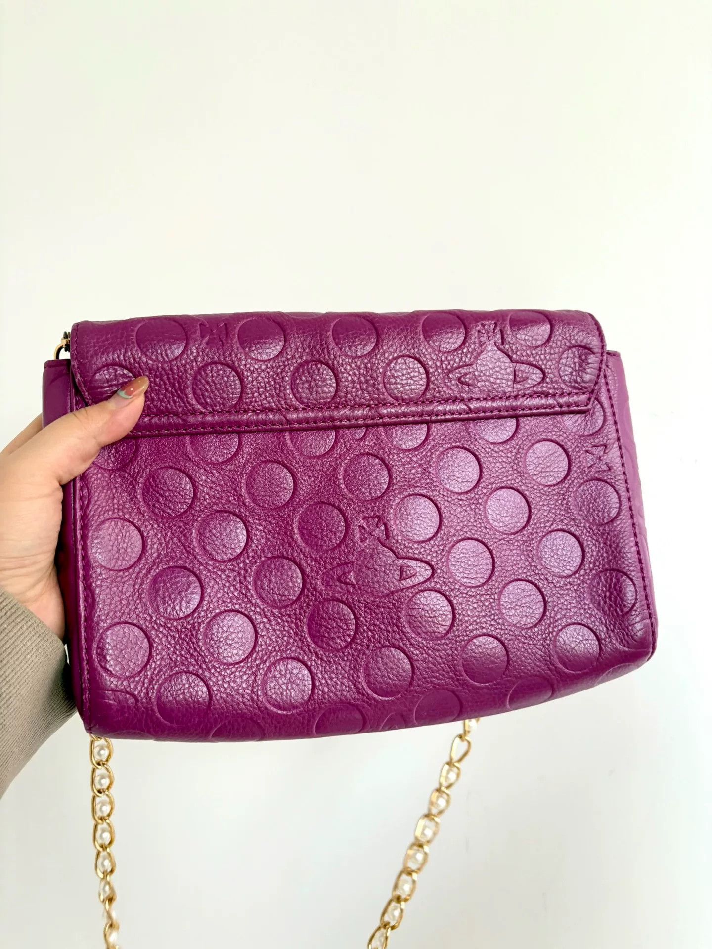 Vivienne Westwood Vivienne Westwood Vintage Pink Saturn Polka Dot Crossbody Size ONE SIZE - 3 Thumbnail