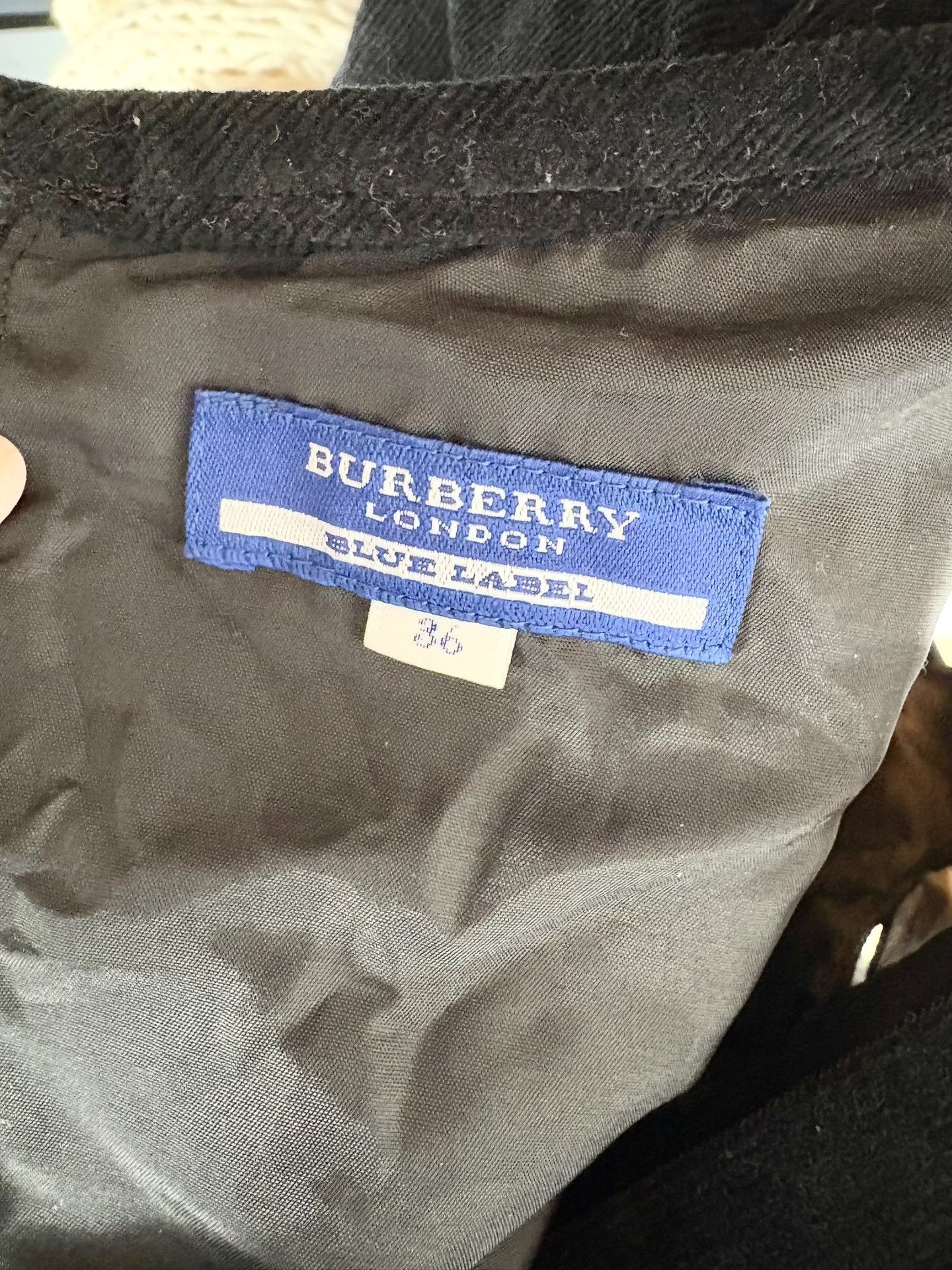 Vivienne Westwood Burberry Black Corduroy Dress Size XS / US 0-2 / IT 36-38 - 4 Thumbnail