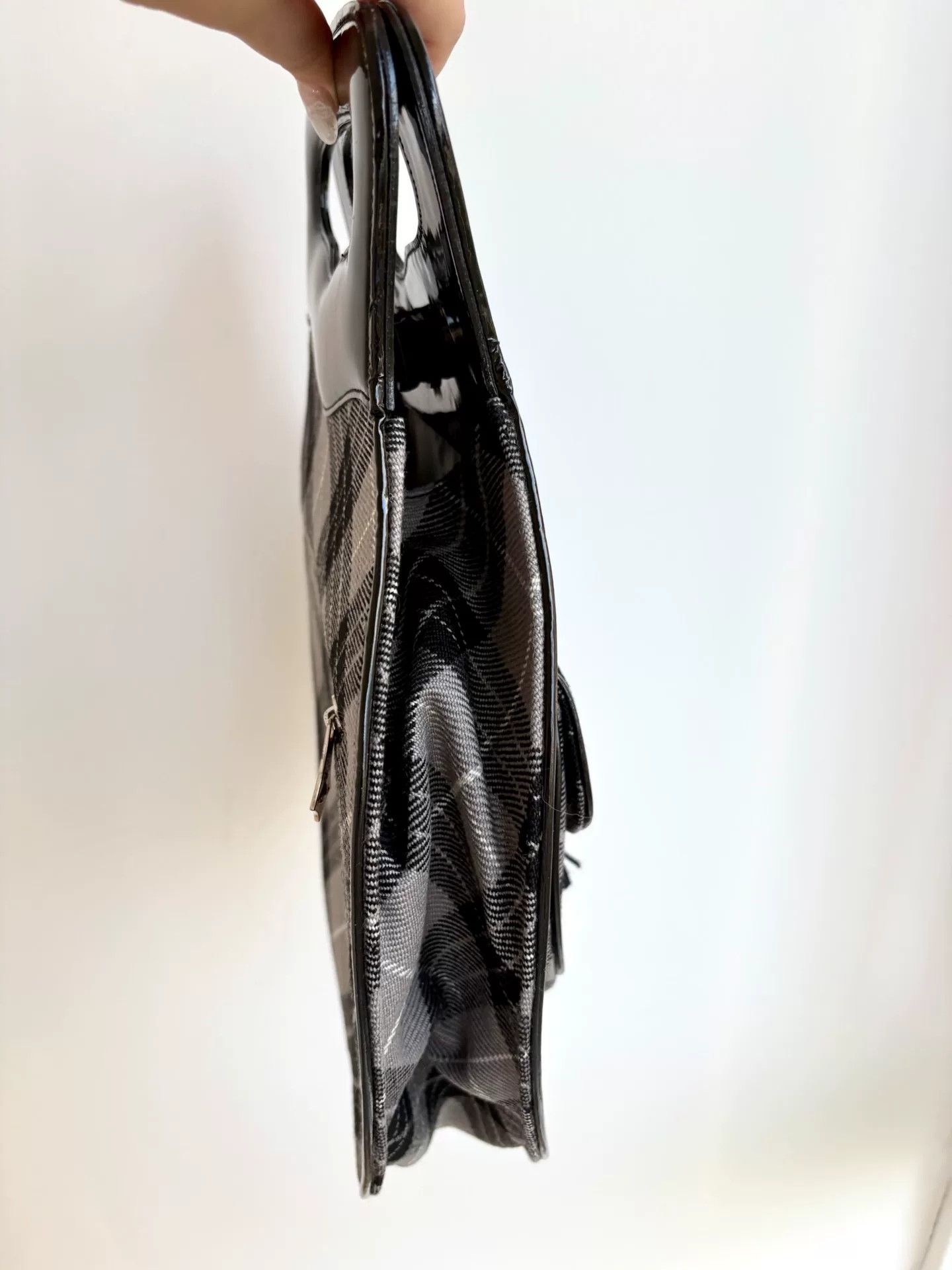 Vivienne Westwood Vivienne Westwood Vintage Gray Plaid Handbag Size ONE SIZE - 3 Thumbnail