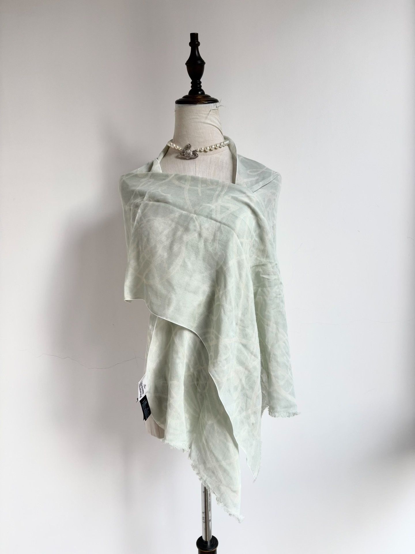 Vivienne Westwood Vivienne Westwood Vintage Mint Saturn Scarf Size ONE SIZE - 5 Thumbnail