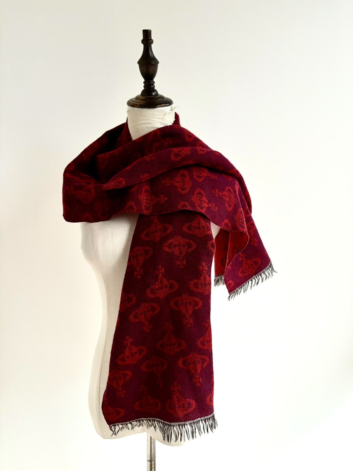 Vivienne Westwood Vivienne Westwood Vintage Red Saturn Scarf Size ONE SIZE - 2 Thumbnail