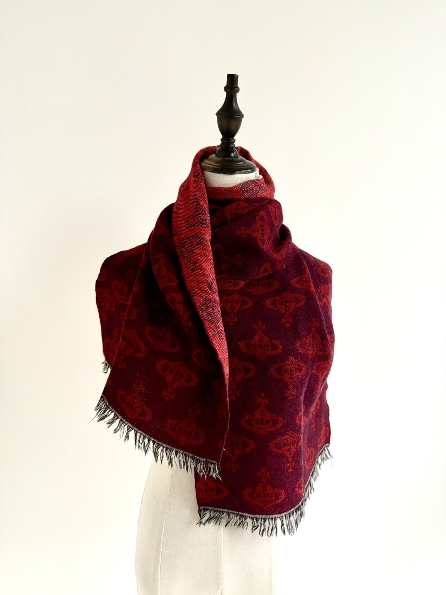 Vivienne Westwood Vivienne Westwood Vintage Red Saturn Scarf Size ONE SIZE - 5 Thumbnail