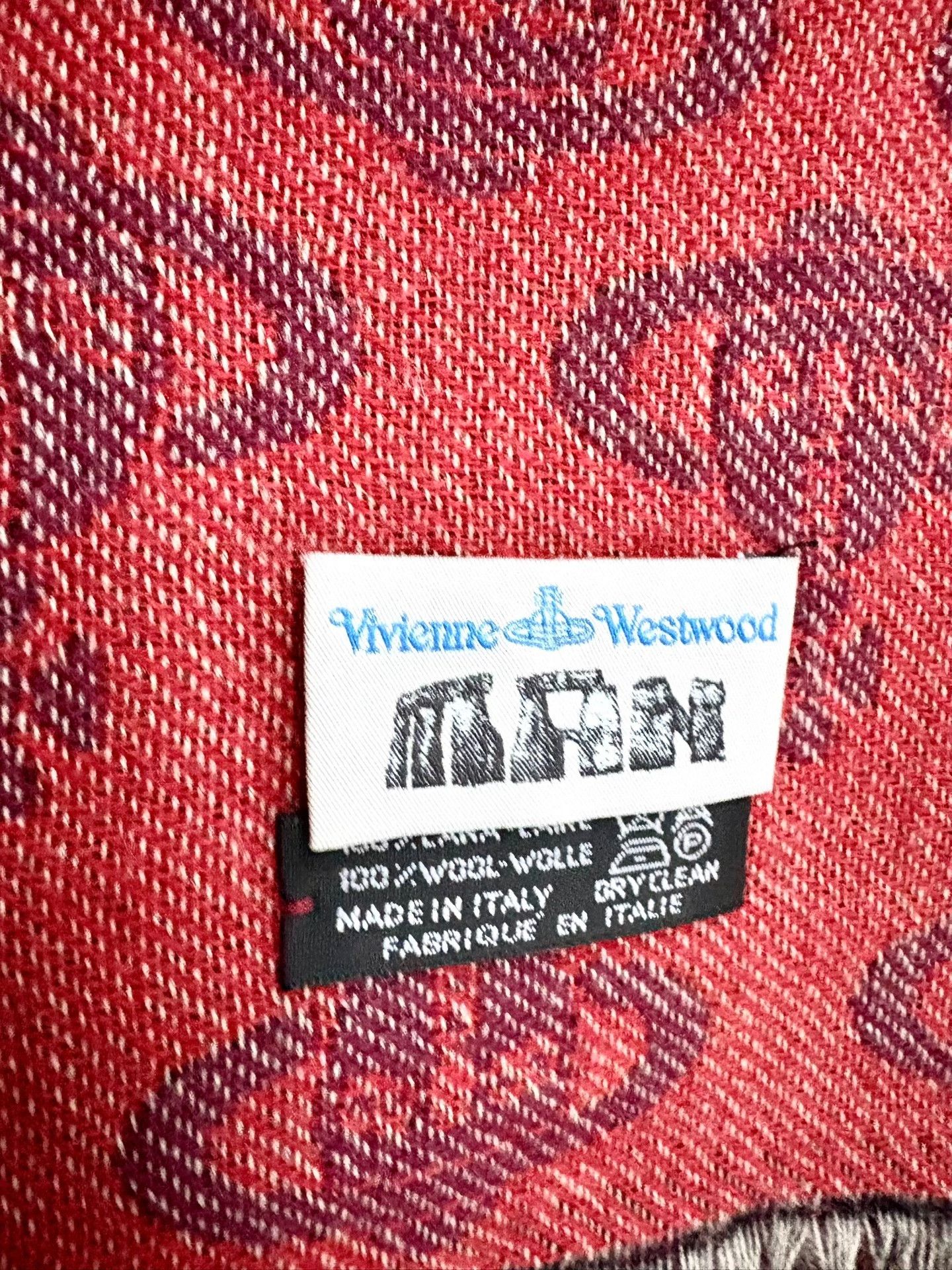 Vivienne Westwood Vivienne Westwood Vintage Red Saturn Scarf Size ONE SIZE - 6 Thumbnail