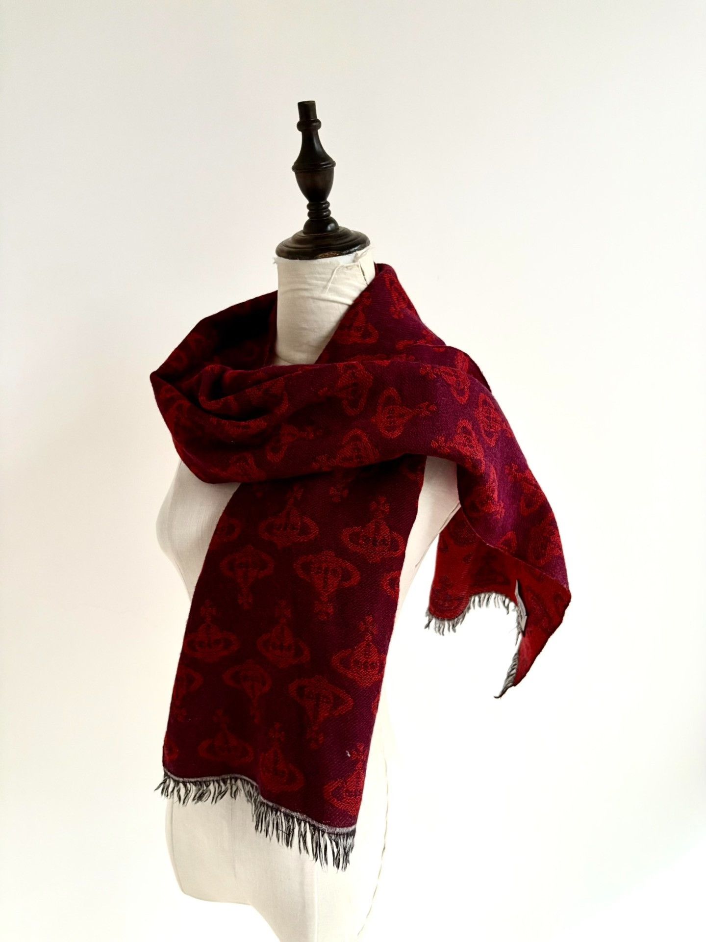 Vivienne Westwood Vivienne Westwood Vintage Red Saturn Scarf Size ONE SIZE - 3 Thumbnail
