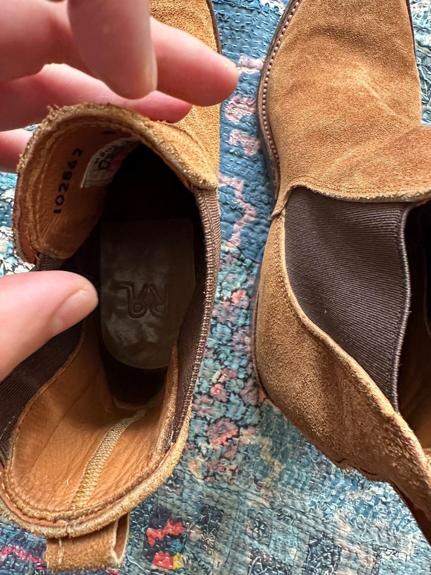 RRL Ralph Lauren RRL Western Chelsea Suede Boots Size US 8 / EU 41 - 4 Thumbnail