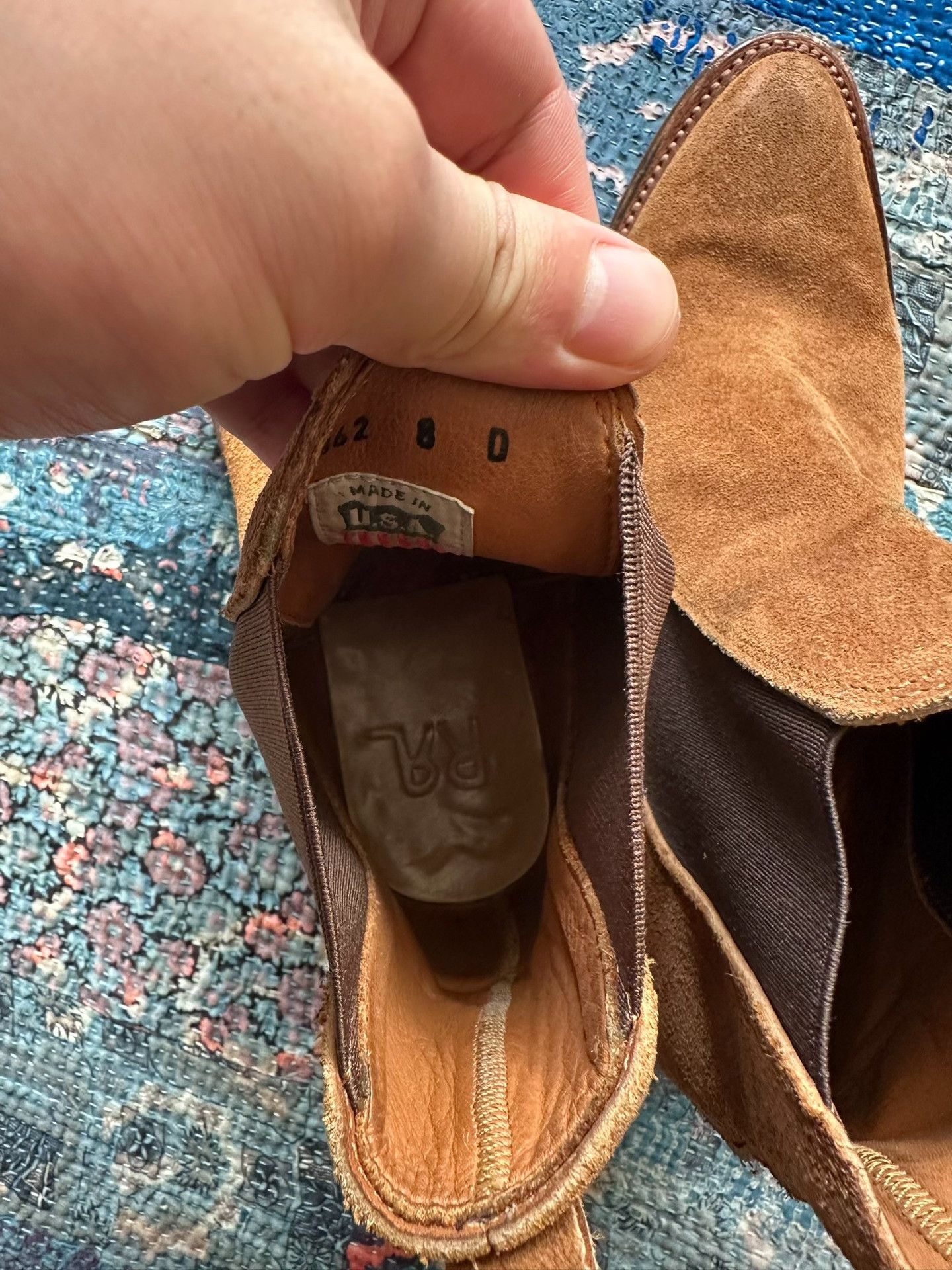 RRL Ralph Lauren RRL Western Chelsea Suede Boots Size US 8 / EU 41 - 5 Thumbnail