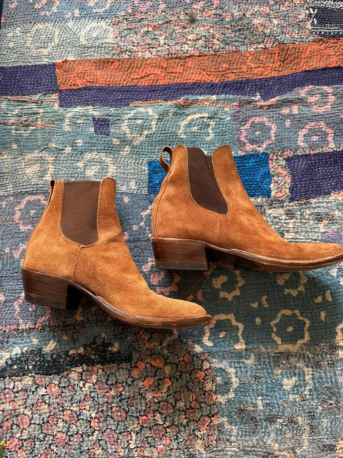 RRL Ralph Lauren RRL Western Chelsea Suede Boots Size US 8 / EU 41 - 2 Thumbnail