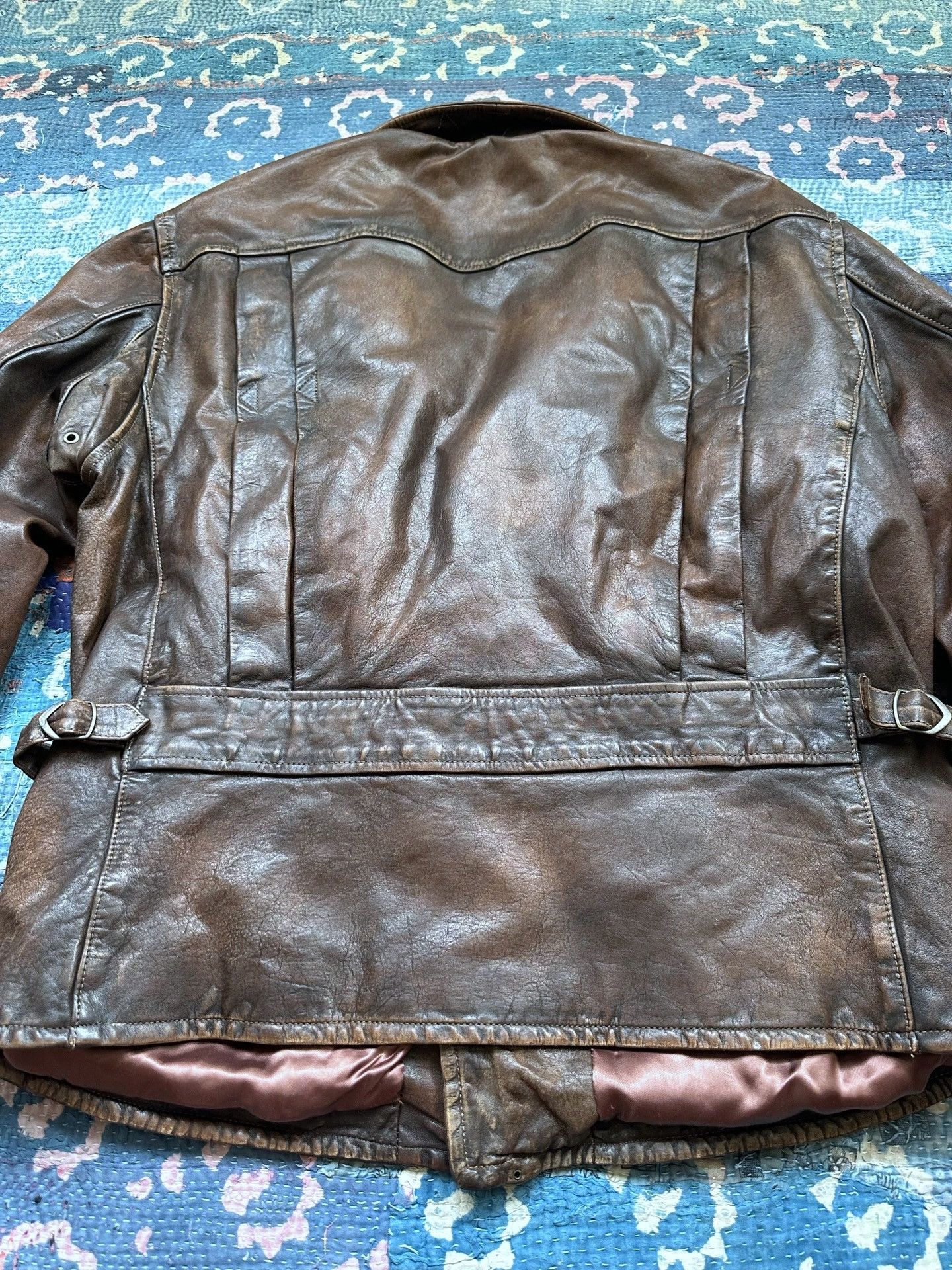 RRL Ralph Lauren Polo Ralph Lauren RRL Slant Zip Leather Jacket Size US L / EU 52-54 / 3 - 8 Thumbnail