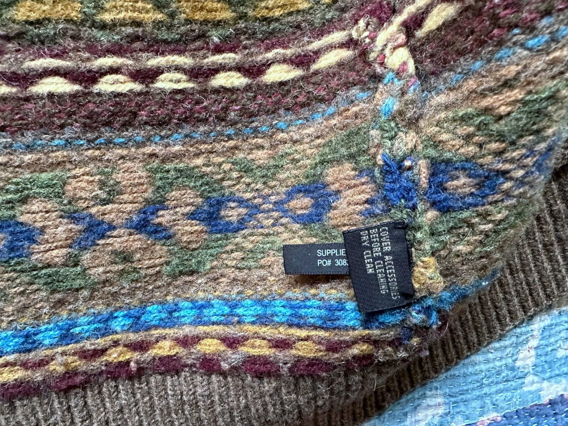 RRL Ralph Lauren RRL Wool Fair Isle Stripe Sweater Size US M / EU 48-50 / 2 - 7 Thumbnail