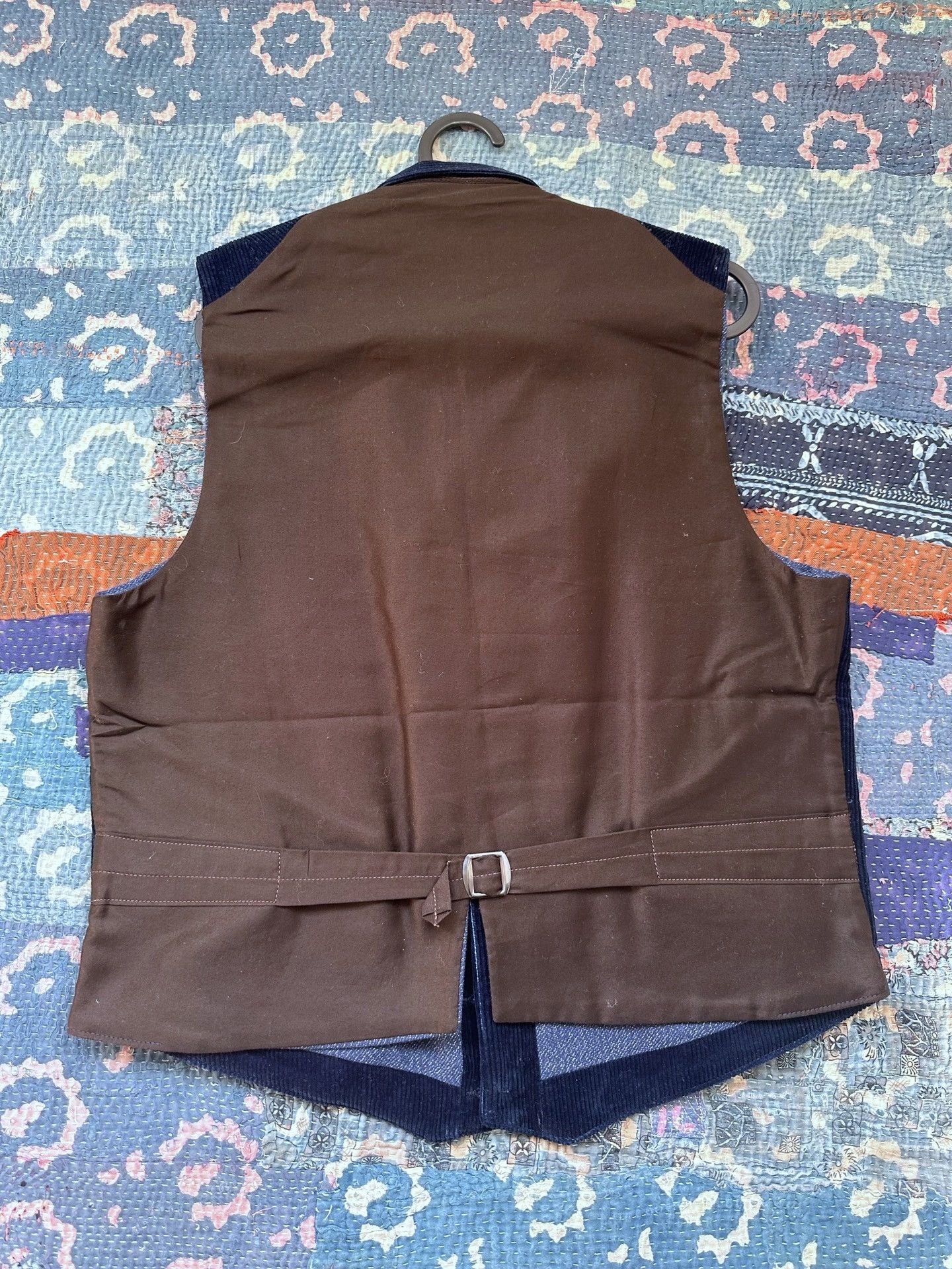 Mister Freedom Mister Freedom 00s Indigo Corduroy French Workwear Vest Size US M / EU 48-50 / 2 - 2 Thumbnail